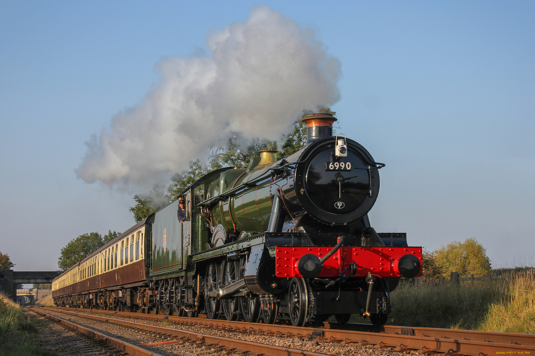 техника, паровозы, железная, дорога, рельсы, паровоз