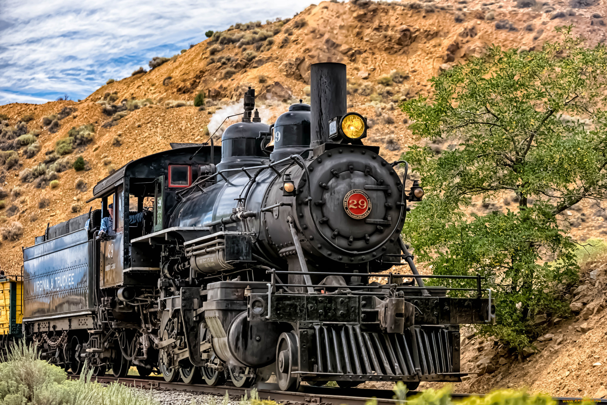 техника, паровозы, железная, дорога, рельсы, паровоз