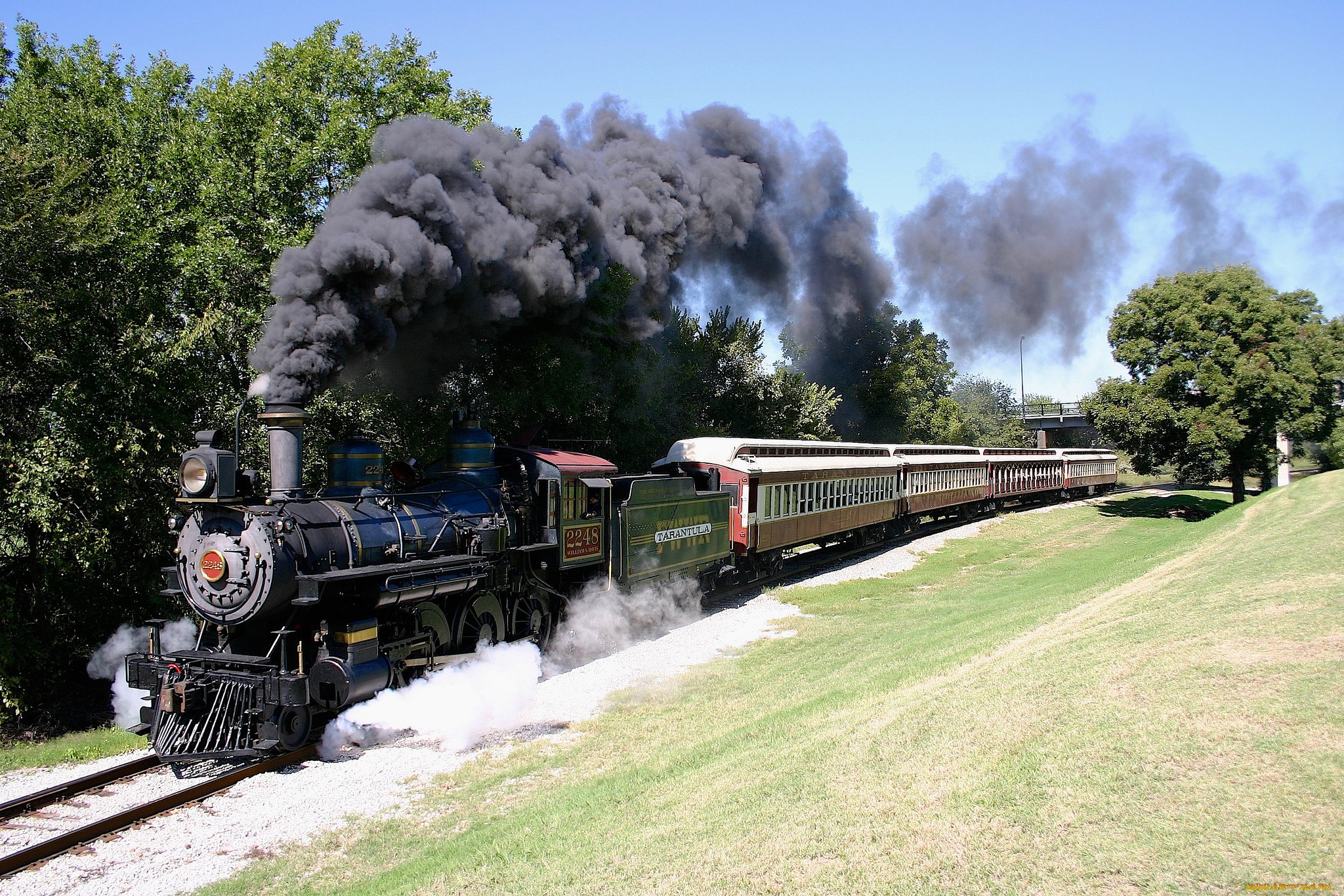 техника, паровозы, железная, дорога, рельсы, паровоз
