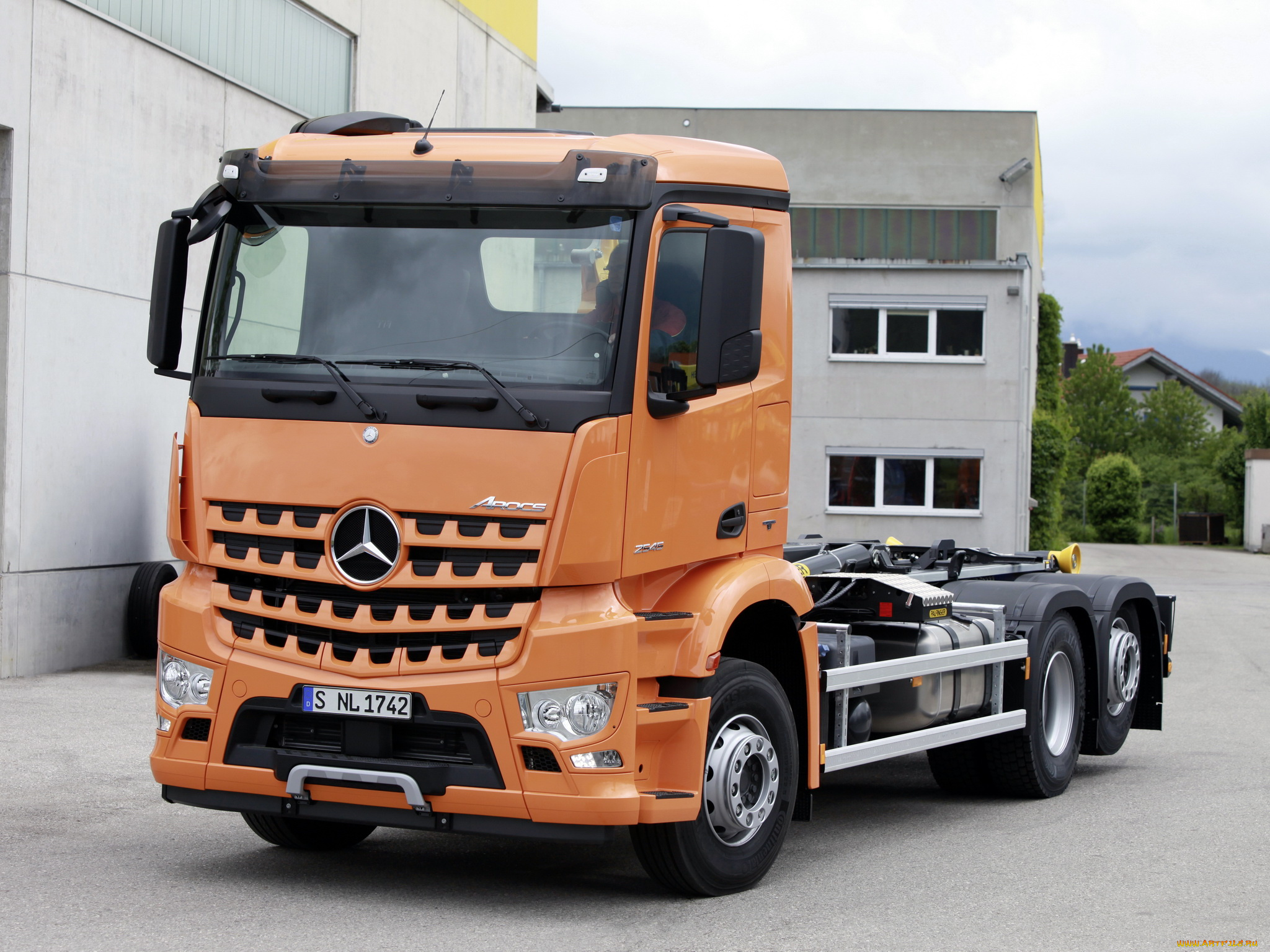 автомобили, mercedes, trucks, arocs, mercedes-benz, t20-70, palift, palfinger, abgleitkipper, 2545, l, 2014г