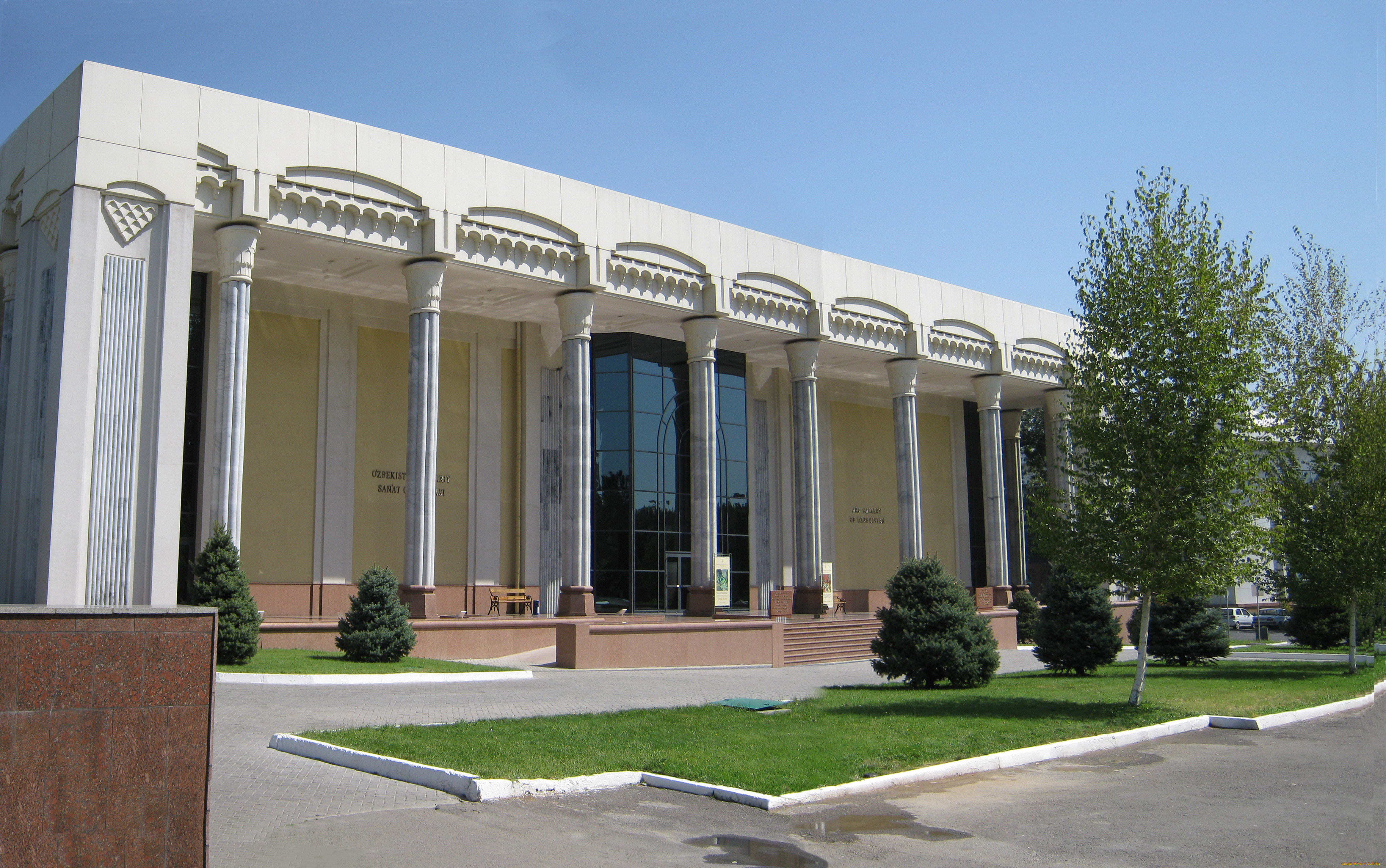 города, -, здания, , дома, галерея, художественная, здание, ташкент