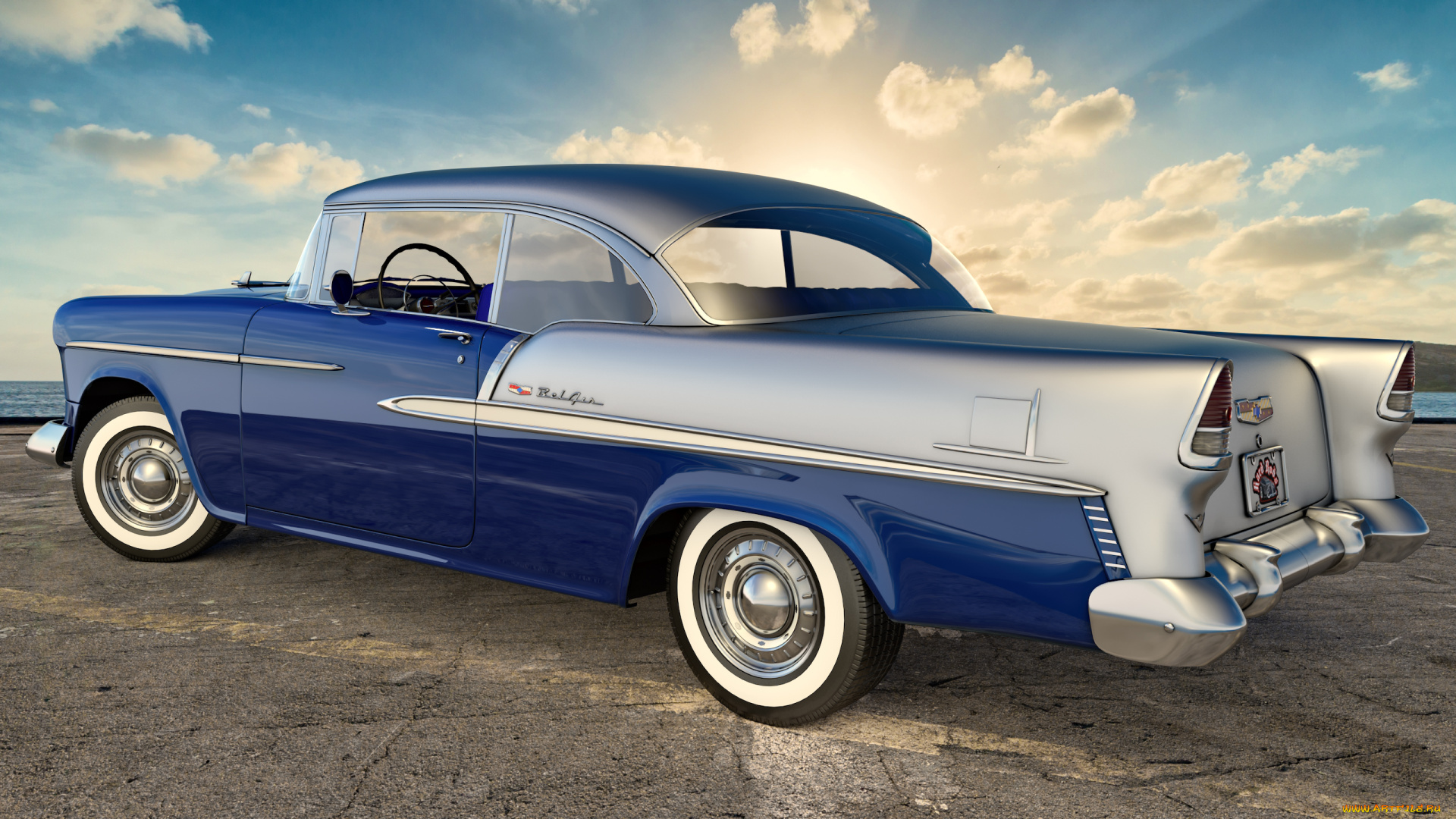 автомобили, 3д, фон, автомобиль