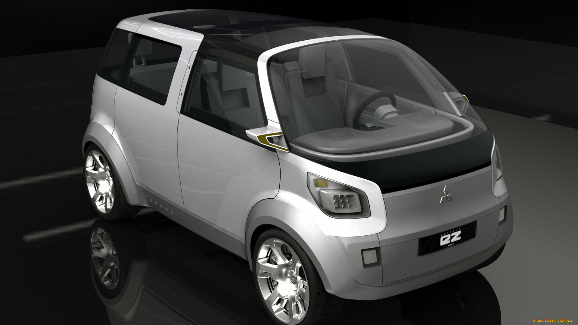 mitsubishi, ez, miev, concept, 2006, автомобили, 3д, 2006, mitsubishi, ez, miev, concept