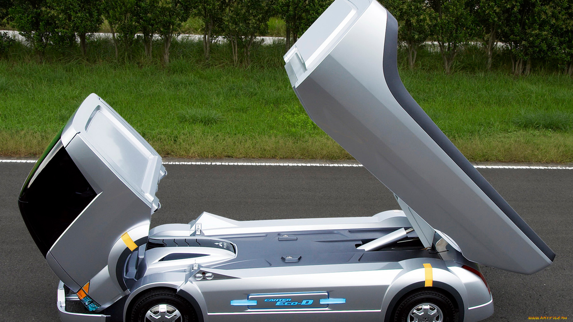 mitsubishi, fuso, canter, eco, d, concept, 2008, автомобили, mitsubishi, canter, fuso, 2008, eco, d, concept