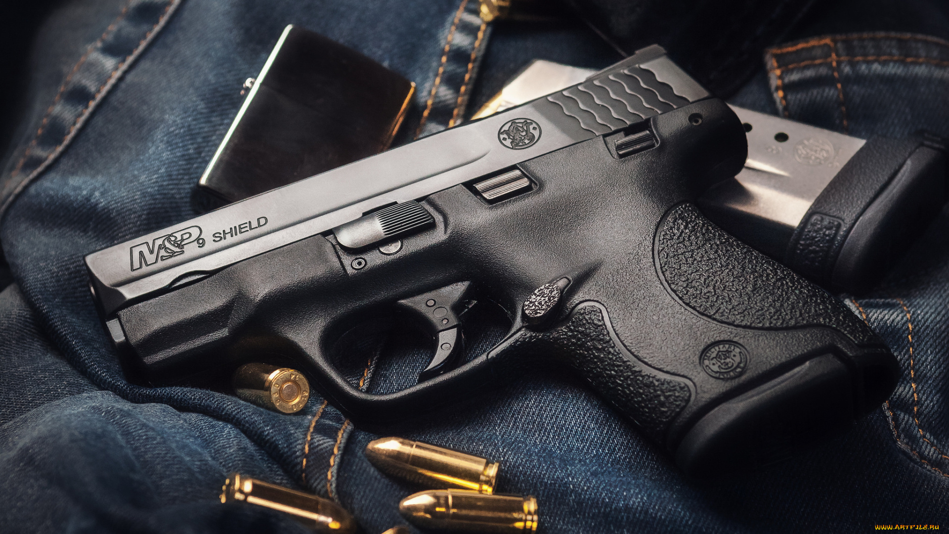 smith&wesson, -, shield, оружие, пистолеты, ствол