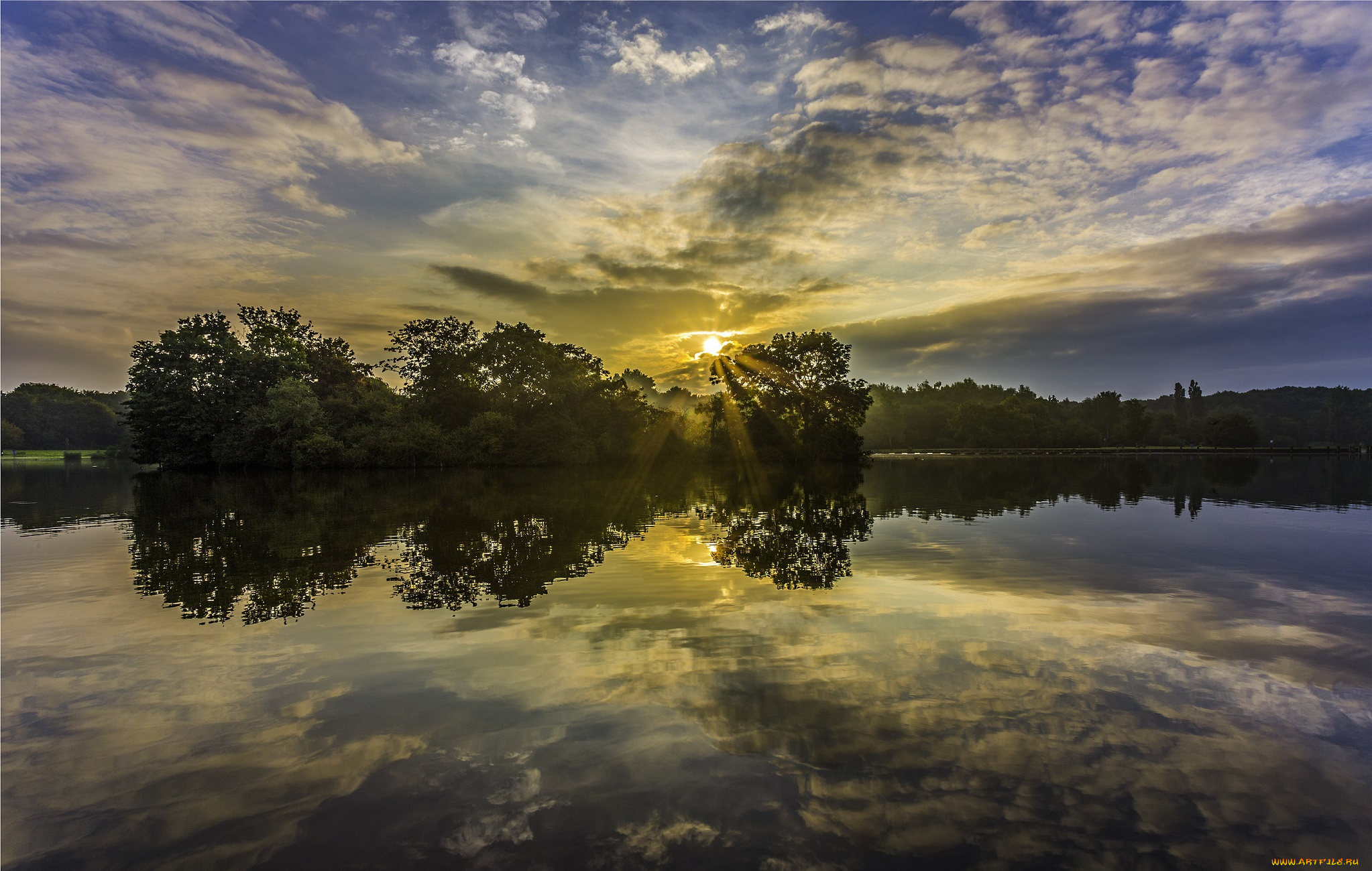 природа, реки, озера, река, лес