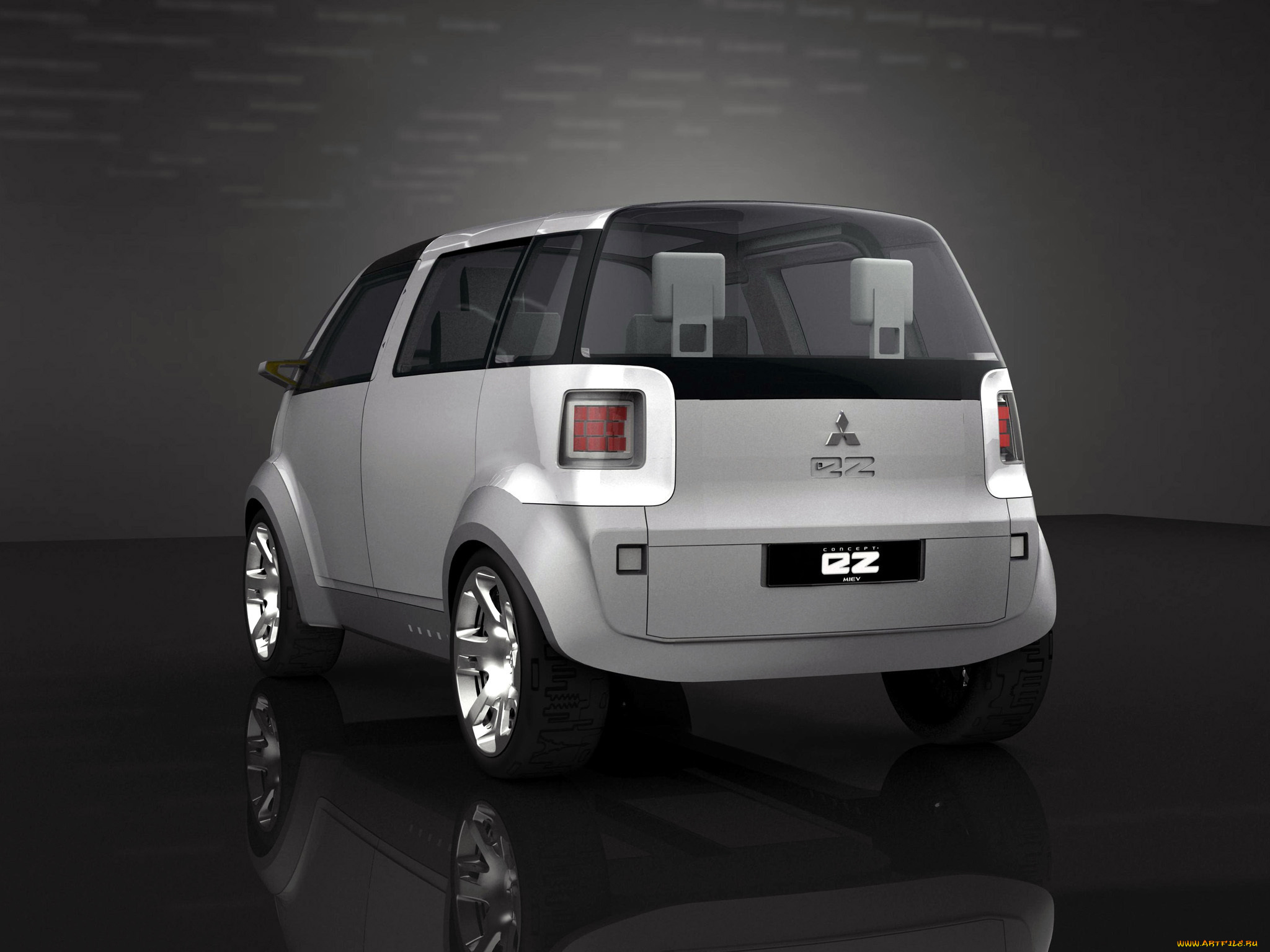 mitsubishi, ez, miev, concept, 2006, автомобили, 3д, concept, ez, miev, mitsubishi, 2006
