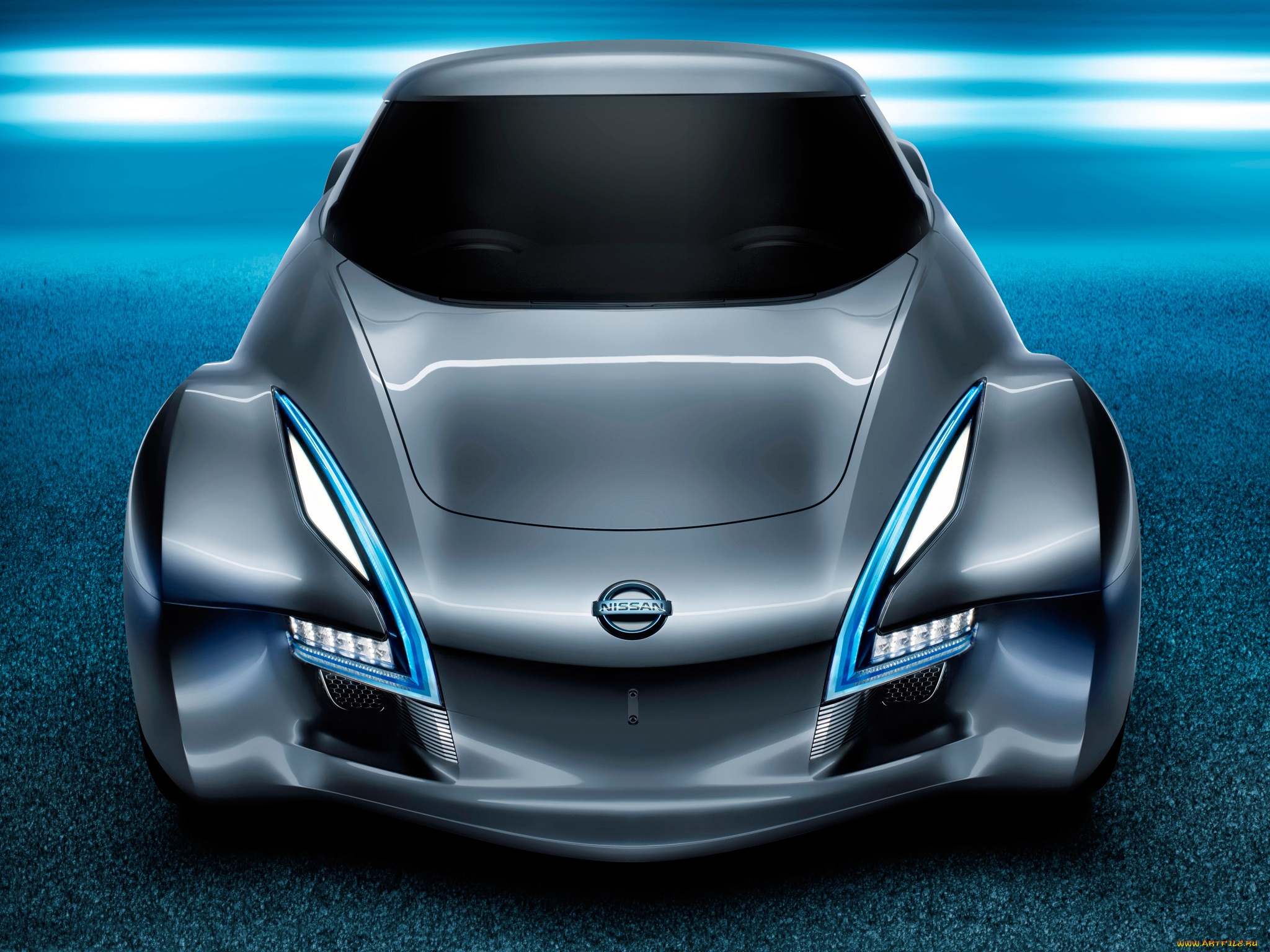 nissan, esflow, concept, 2011, автомобили, 3д, 2011, concept, esflow, nissan