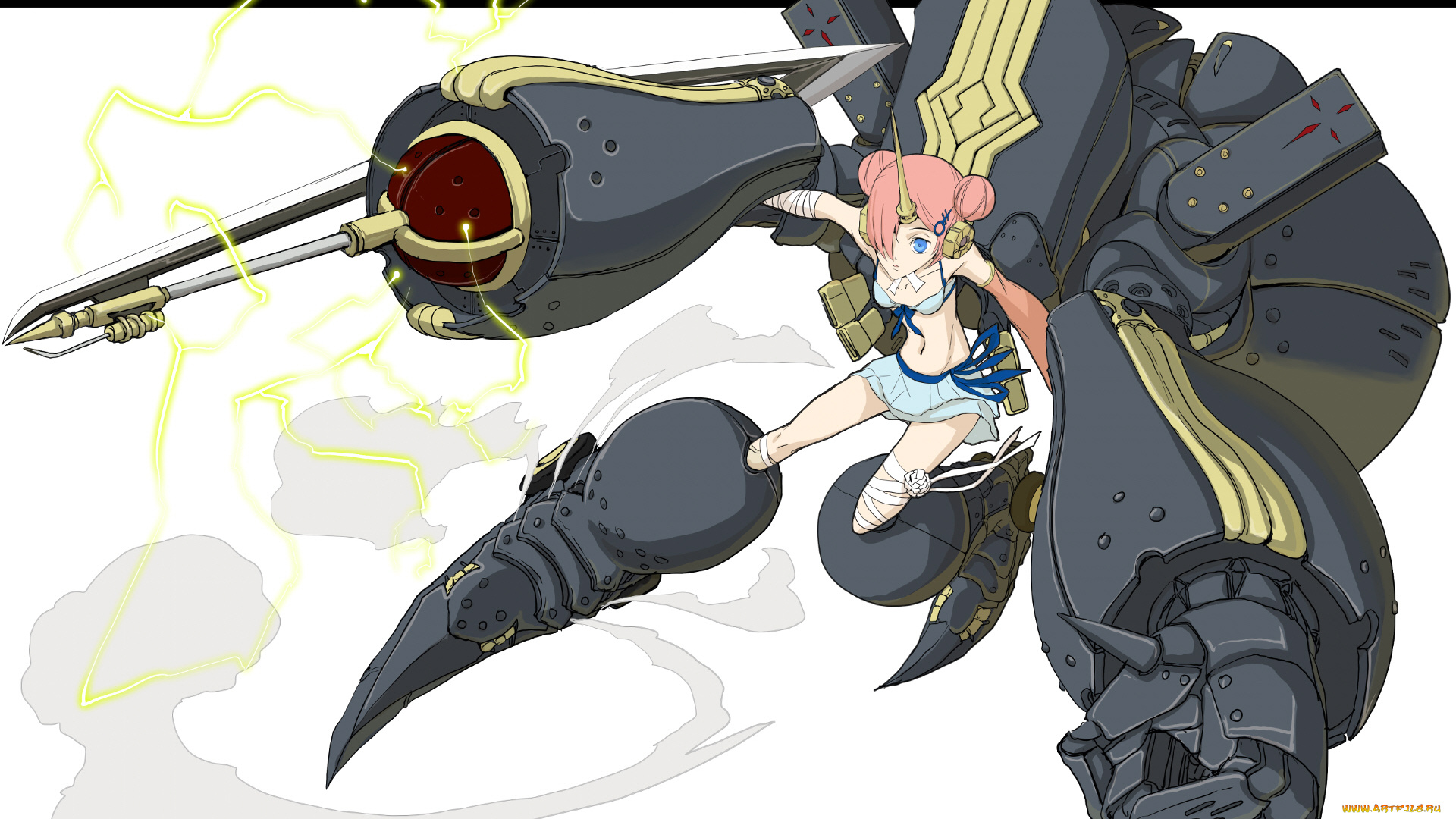 аниме, fate, stay, night, девушка