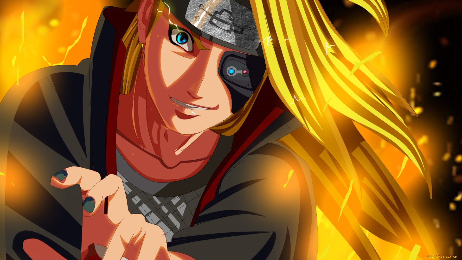 аниме, naruto, дейдара