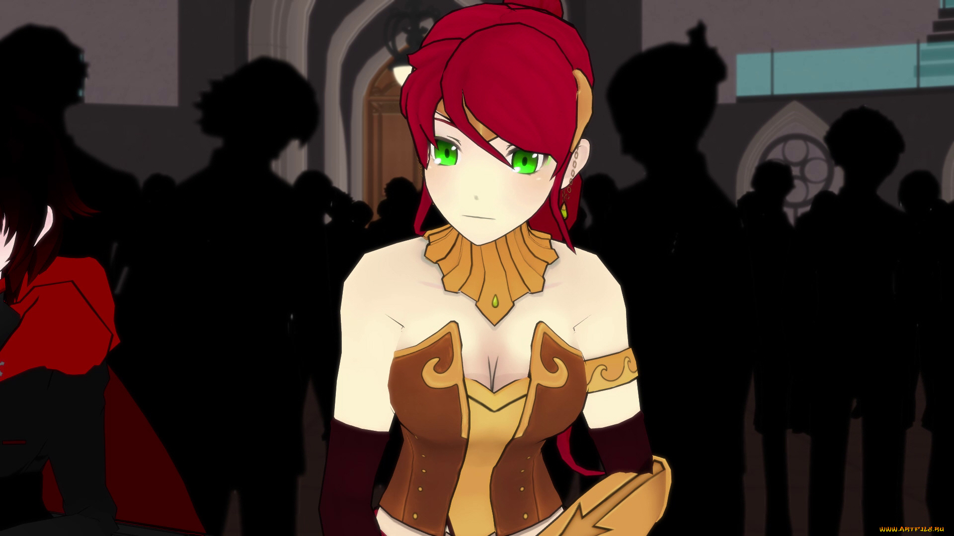 аниме, rwby, девушка