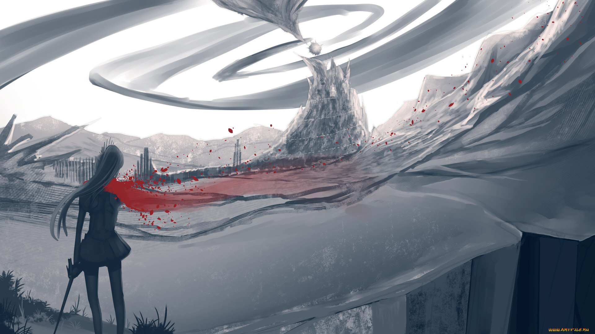 аниме, rwby, девушка