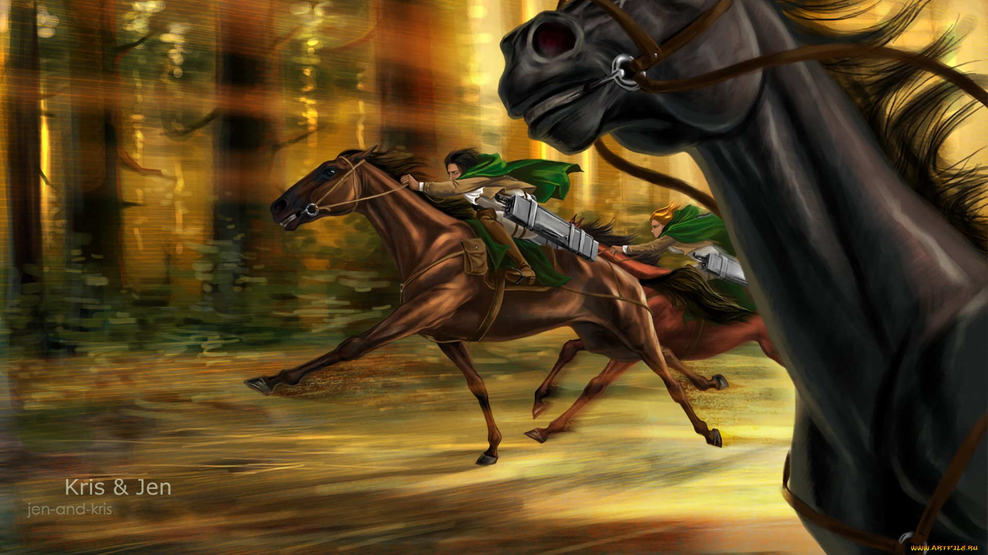 аниме, shingeki, no, kyojin, леви