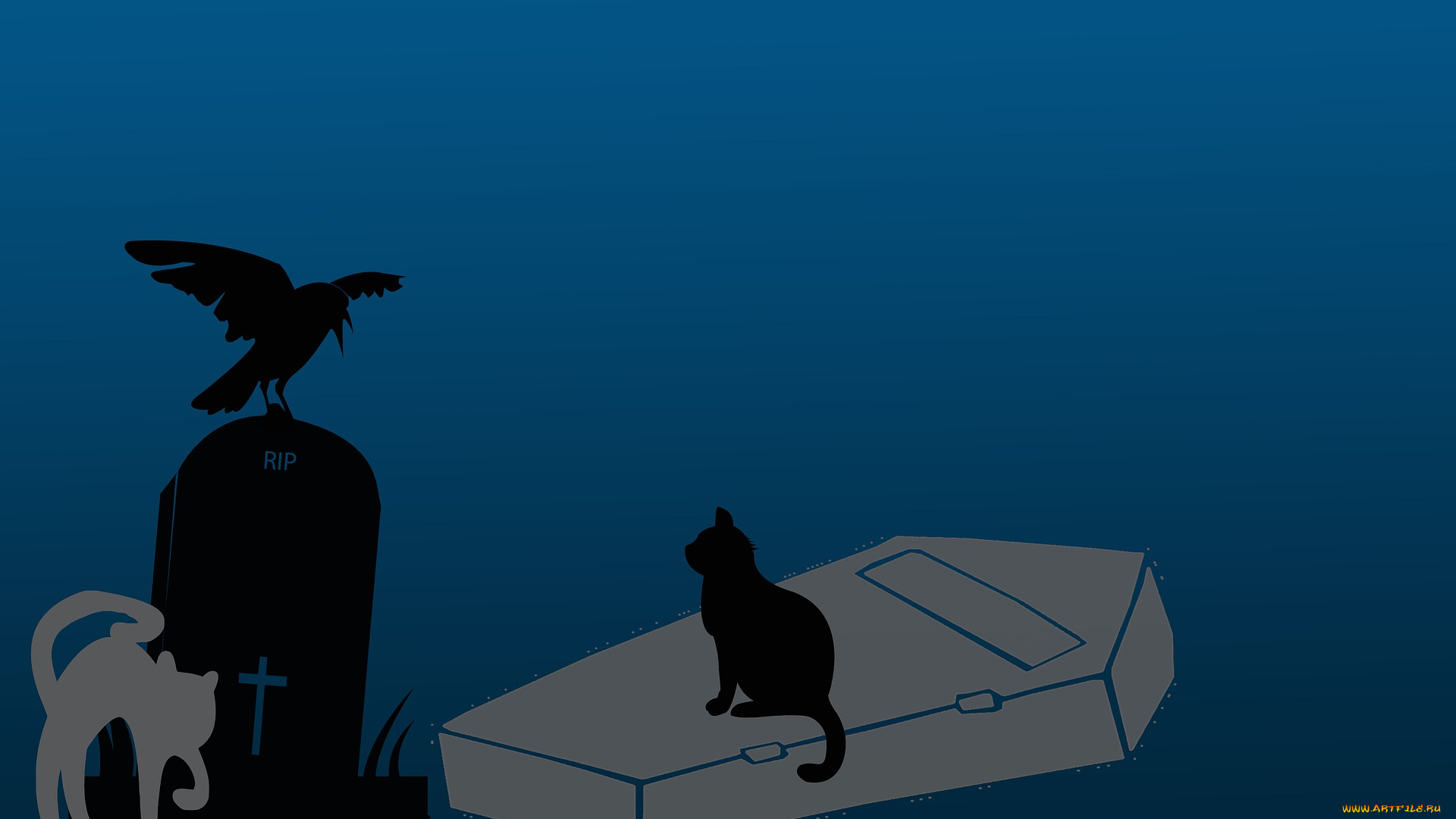 праздничные, хэллоуин, ворона