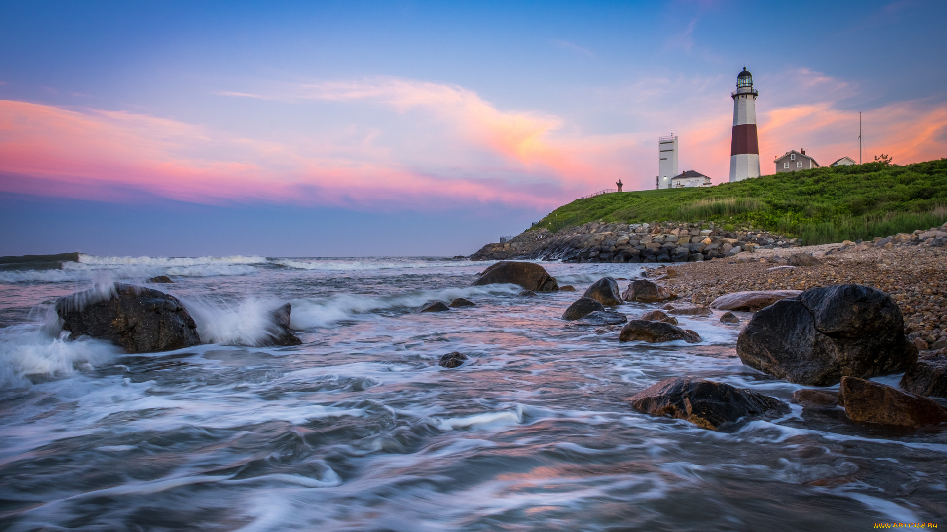 природа, маяки, простор