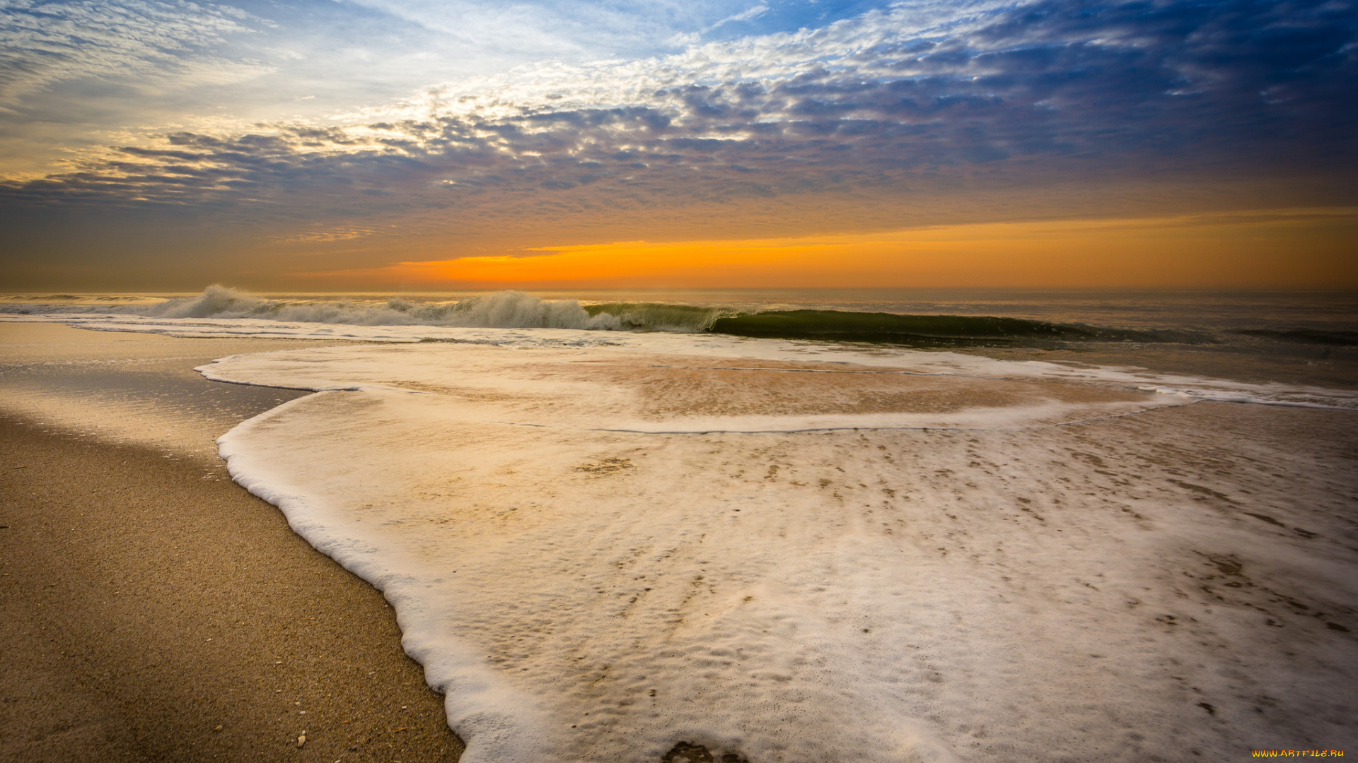 природа, побережье, простор