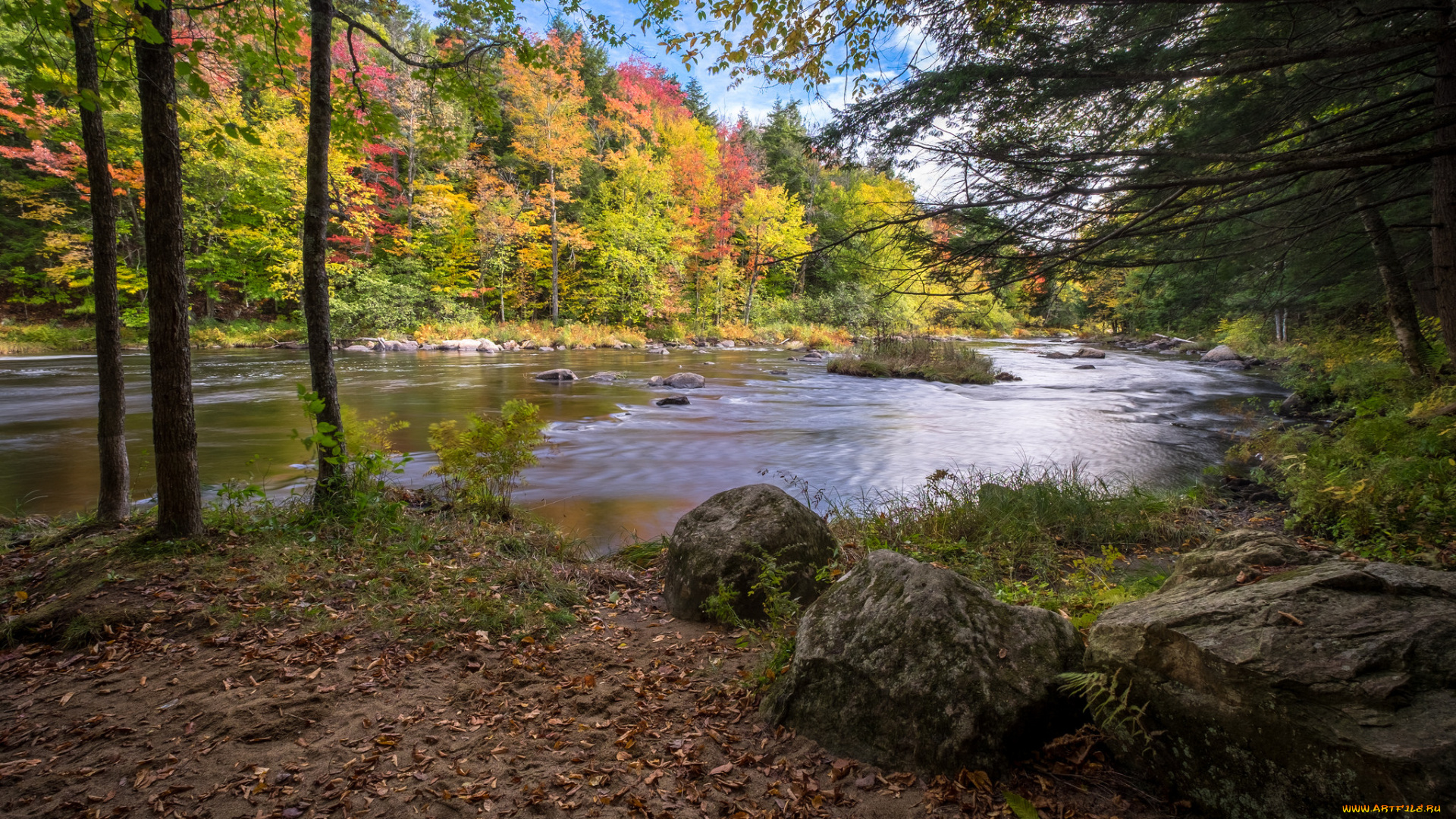 природа, реки, озера, простор