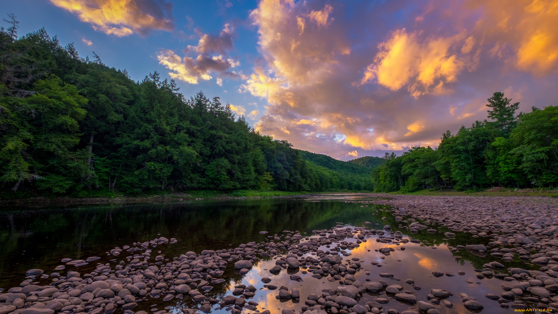 природа, реки, озера, простор