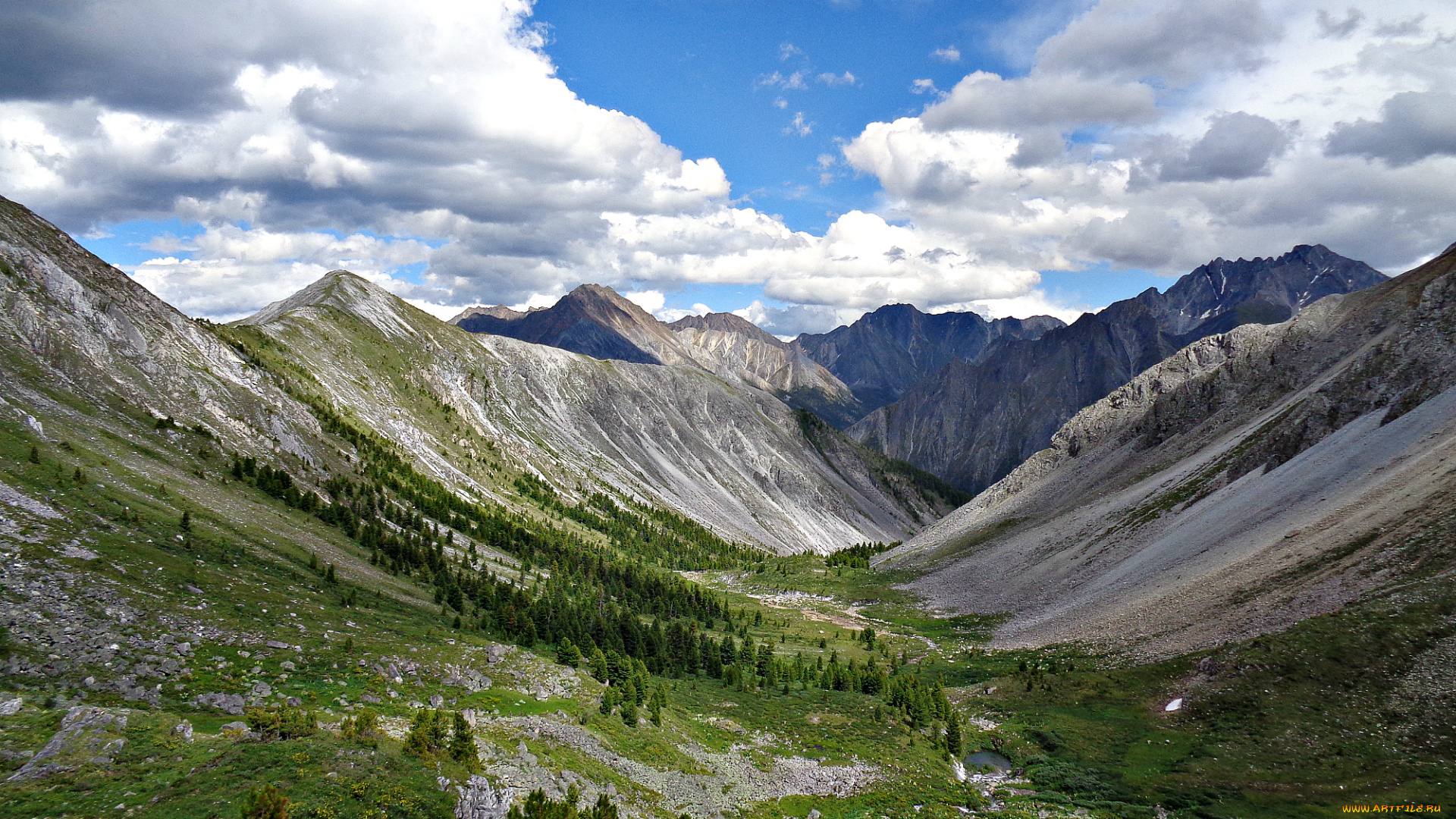шумак, природа, горы, долина, сибирь, россия