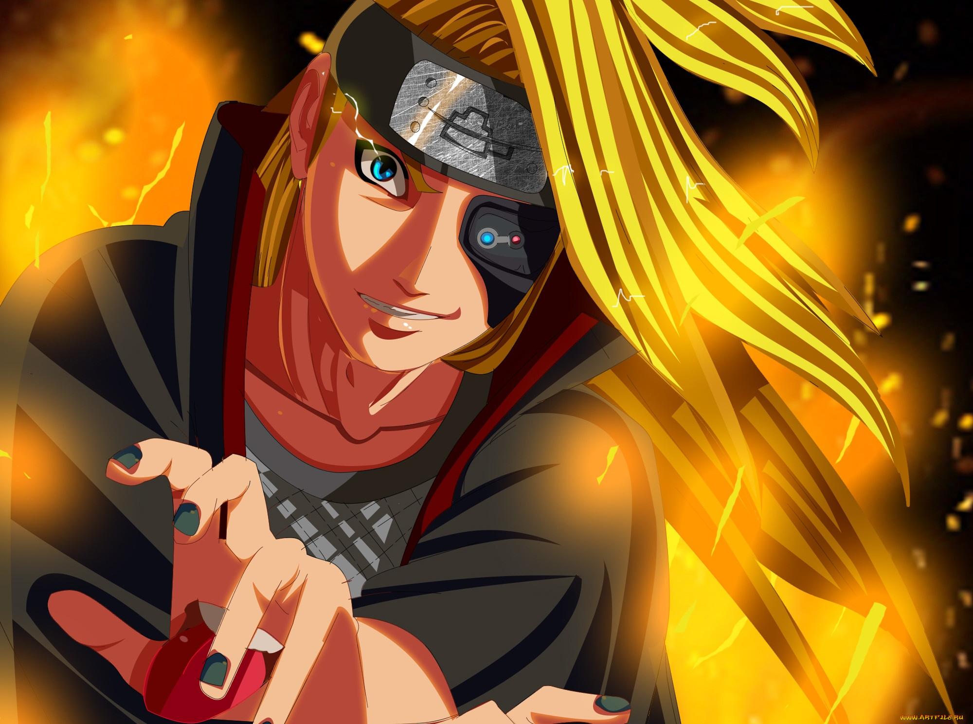 аниме, naruto, дейдара