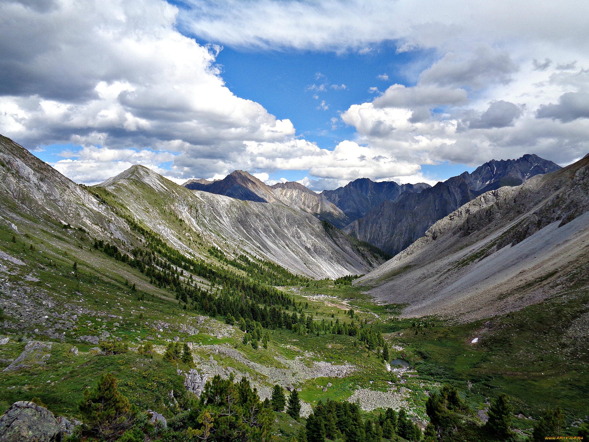 шумак, природа, горы, долина, сибирь, россия