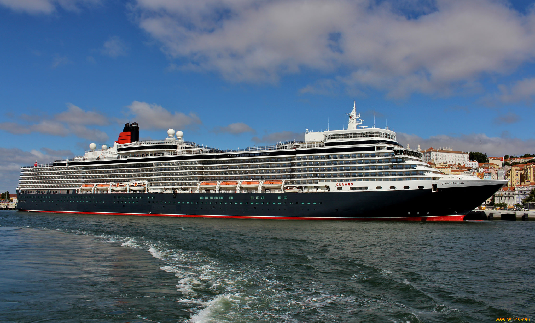 queen, elizabeth, корабли, лайнеры, круиз, лайнер