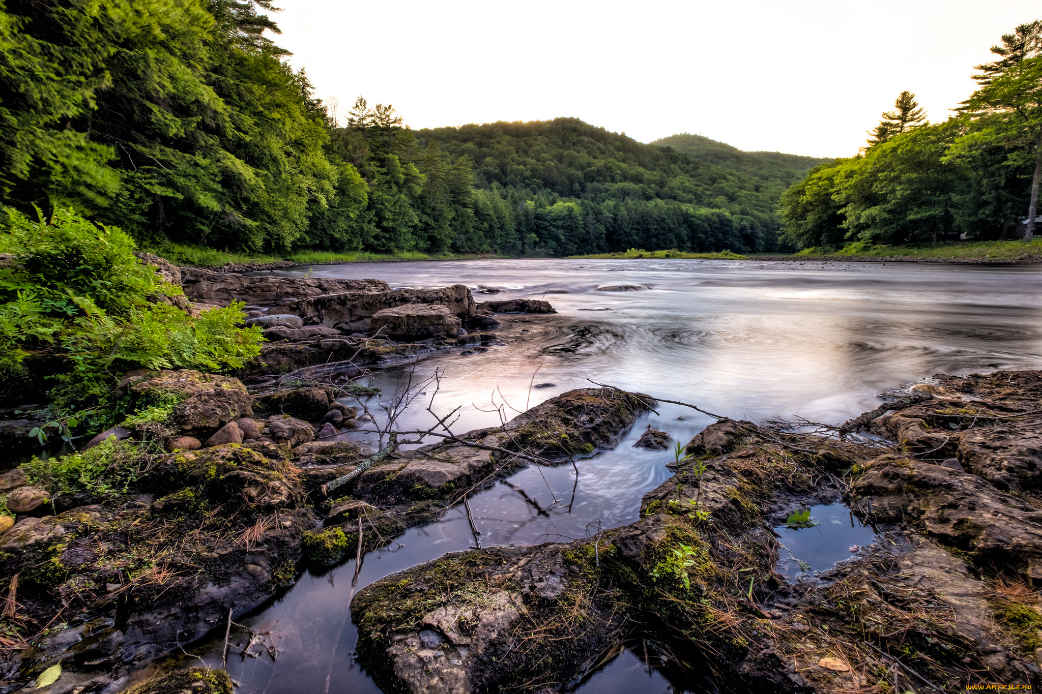 природа, реки, озера, простор