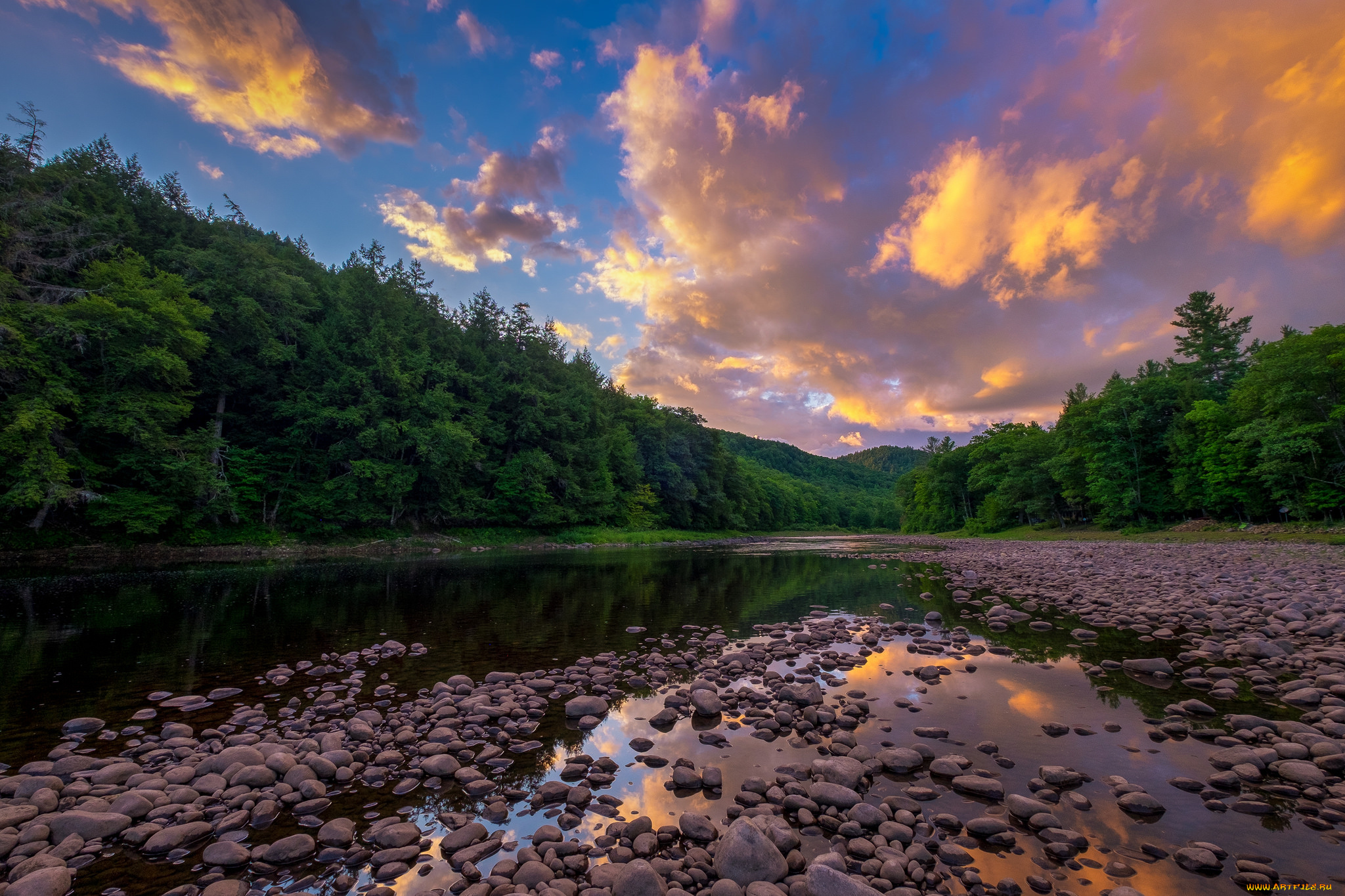 природа, реки, озера, простор