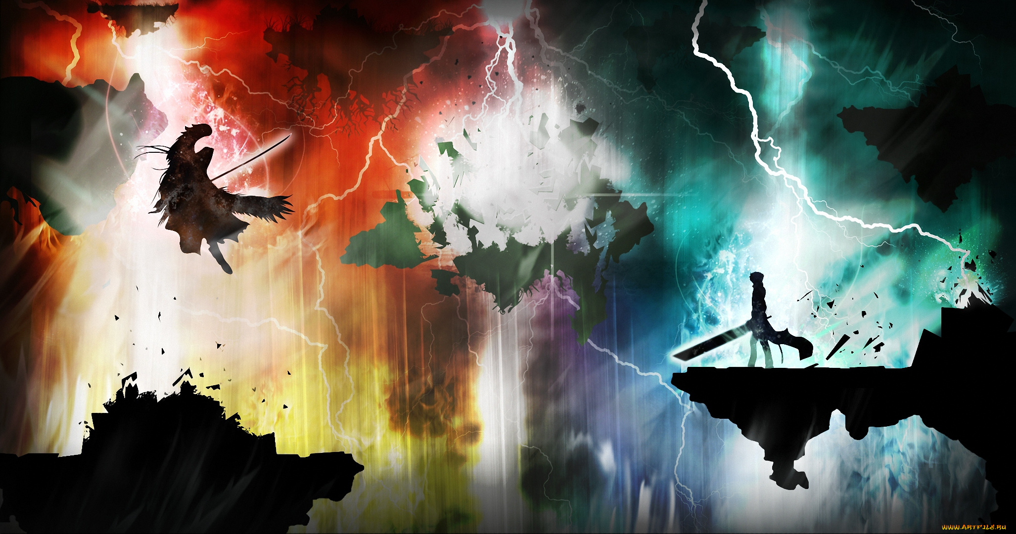 аниме, final, fantasy, strife, воин, sephiroth, меч, cloud, оружие