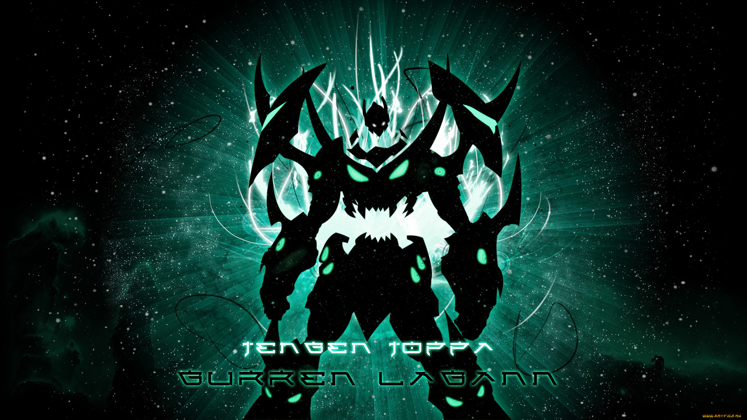 аниме, tengen, toppa, gurren-lagann, гуррен-лаган