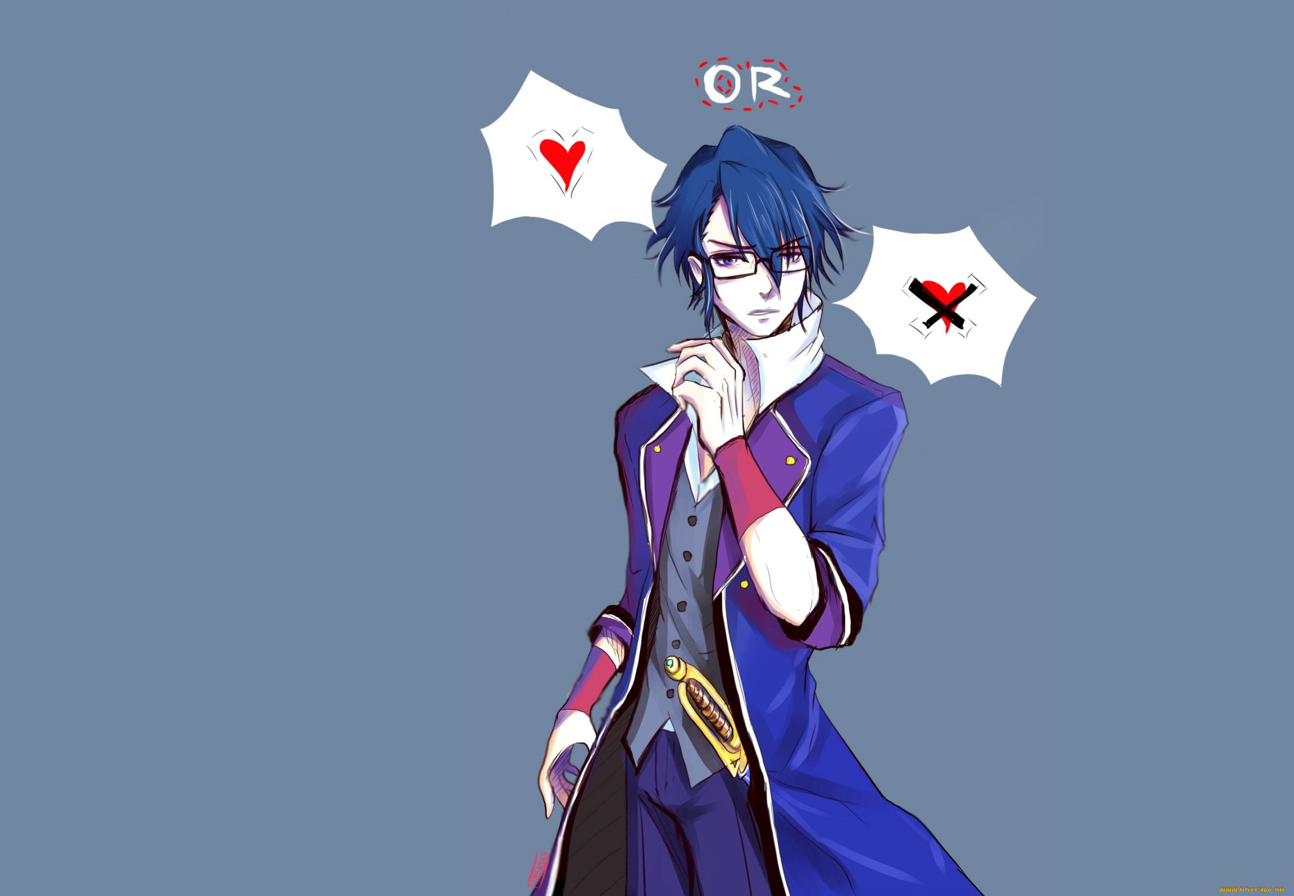 аниме, k, project, парень