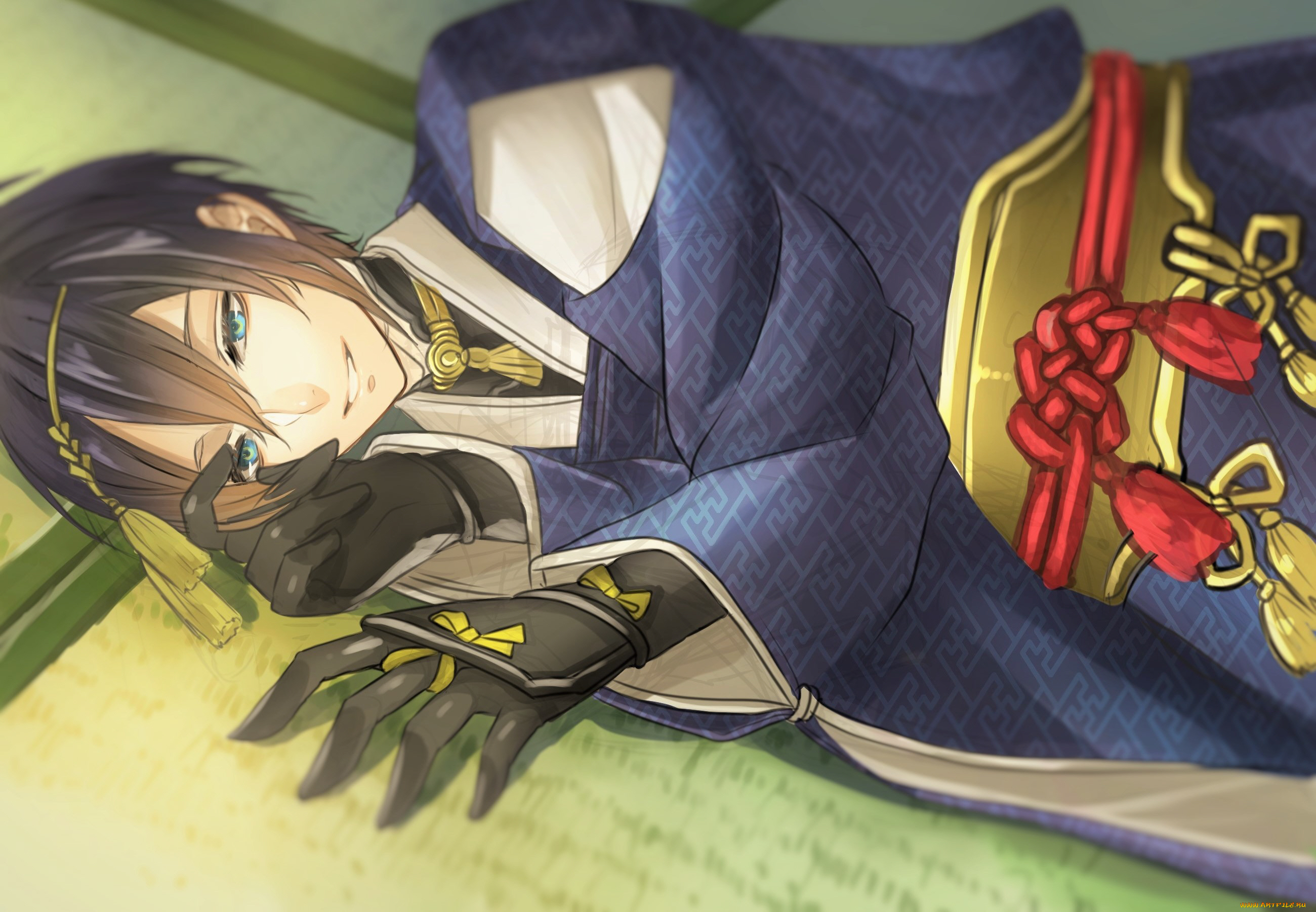 аниме, touken, ranbu, танец, мечей