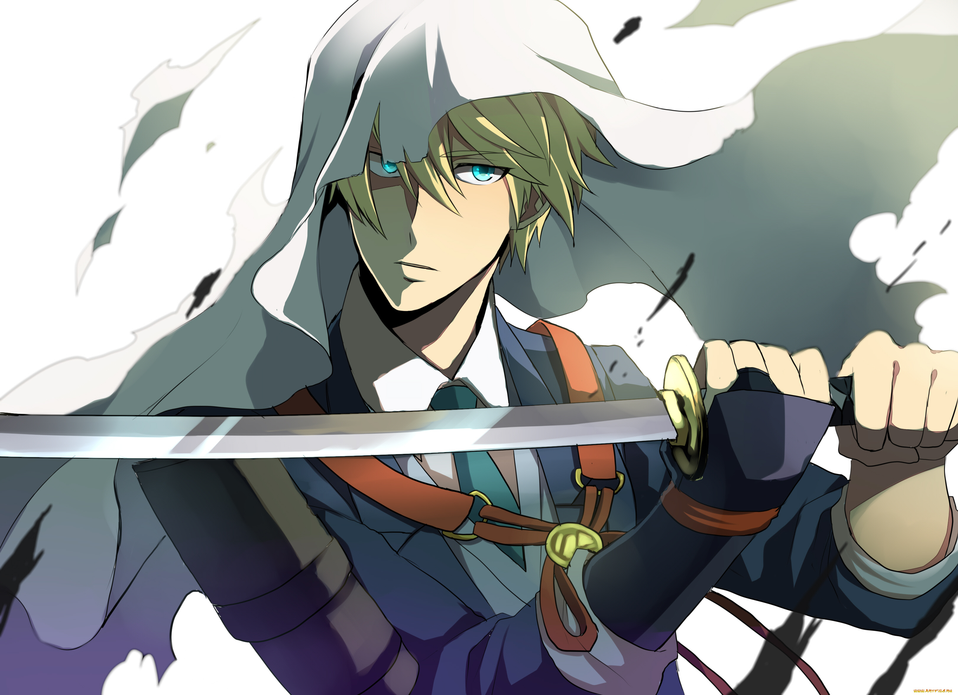 аниме, touken, ranbu, танец, мечей