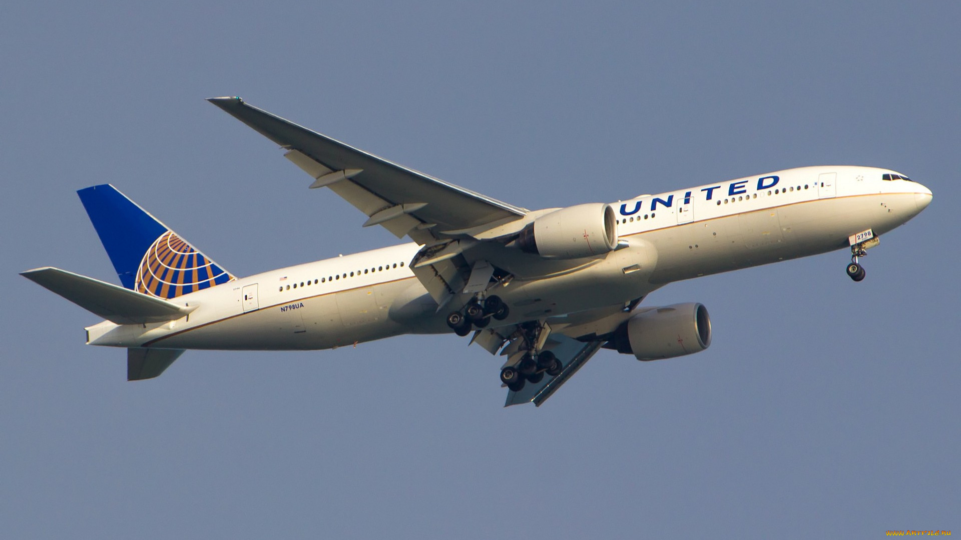 b777-222er, авиация, пассажирские, самолёты, авиалайнер