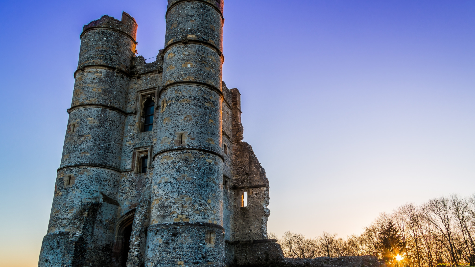 donnington, castle, города, замки, англии, простор