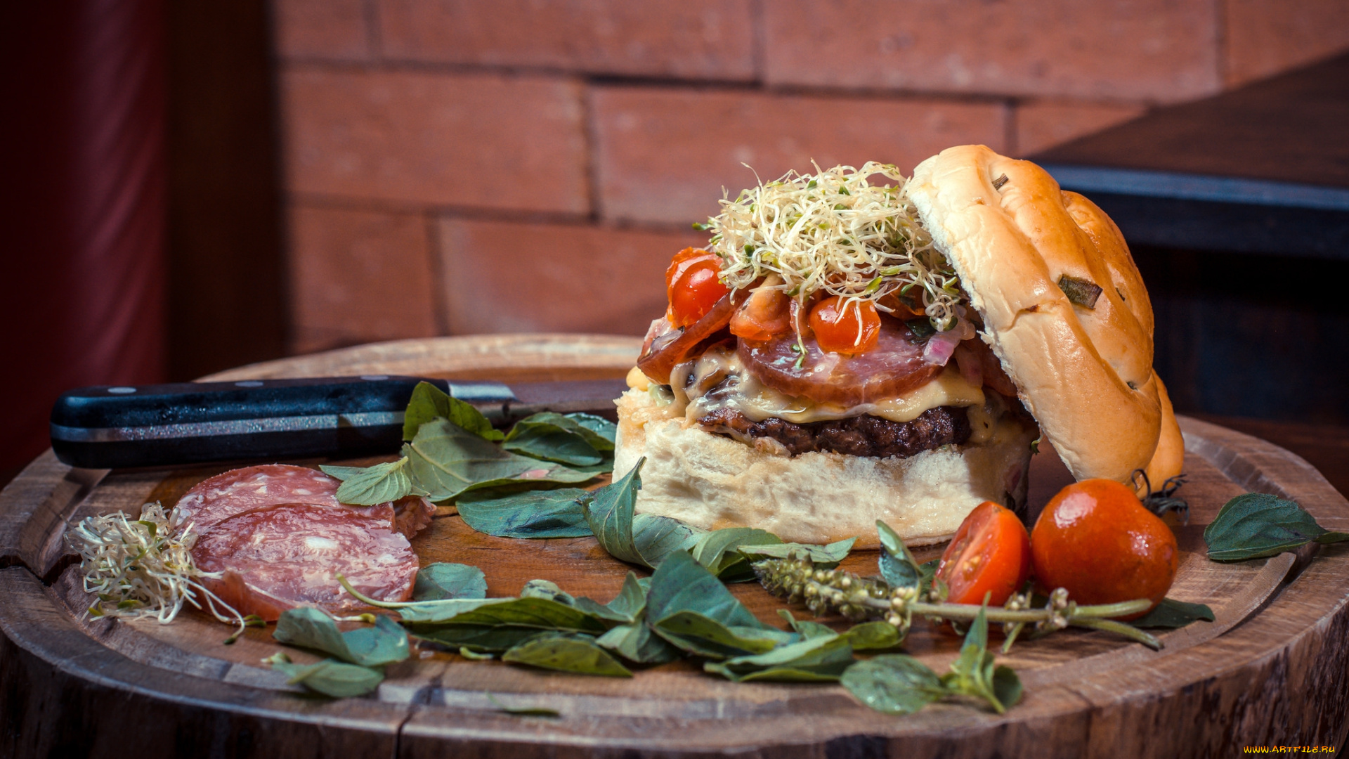 еда, бутерброды, , гамбургеры, , канапе, снедь, помидоры, томаты