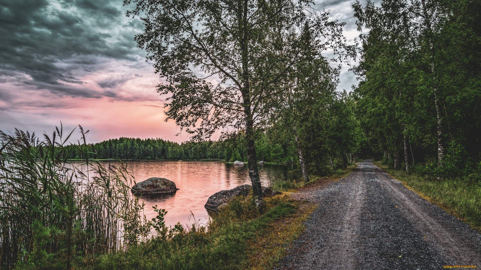 природа, дороги, простор