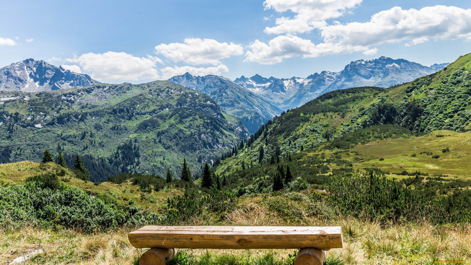 природа, горы, простор