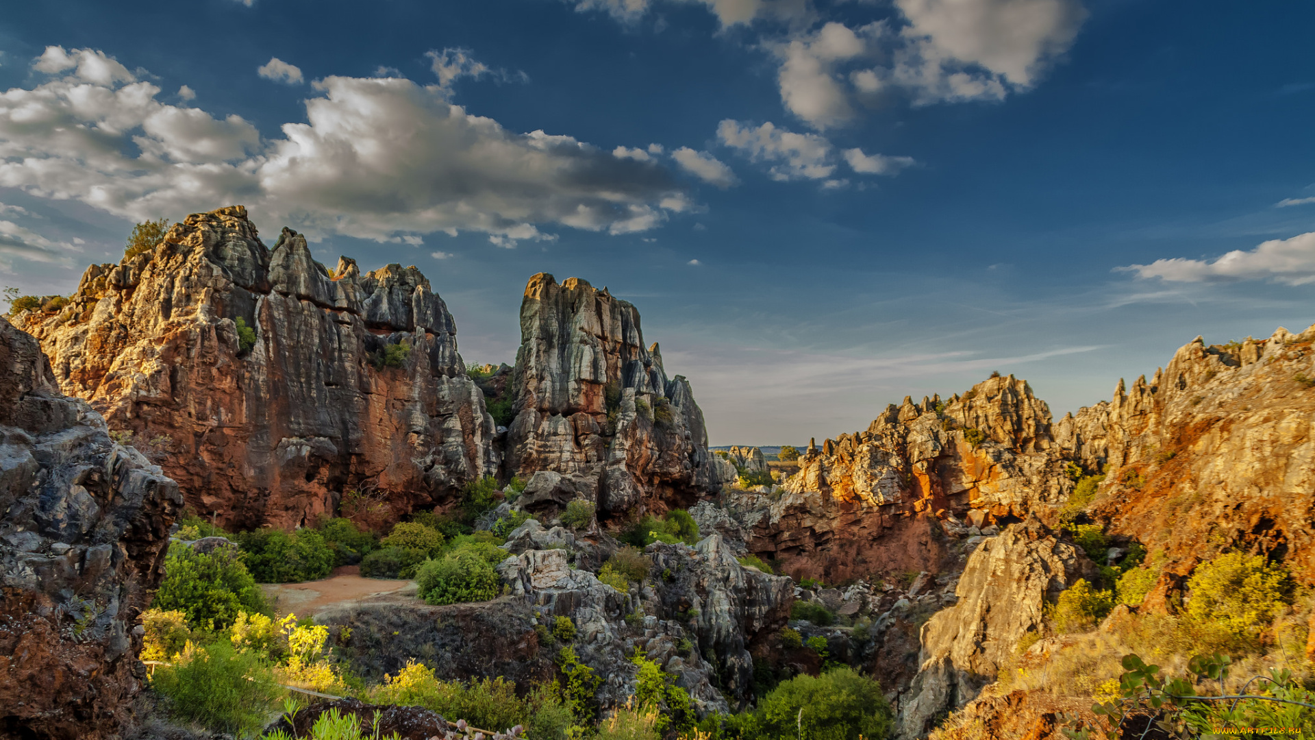 природа, горы, простор