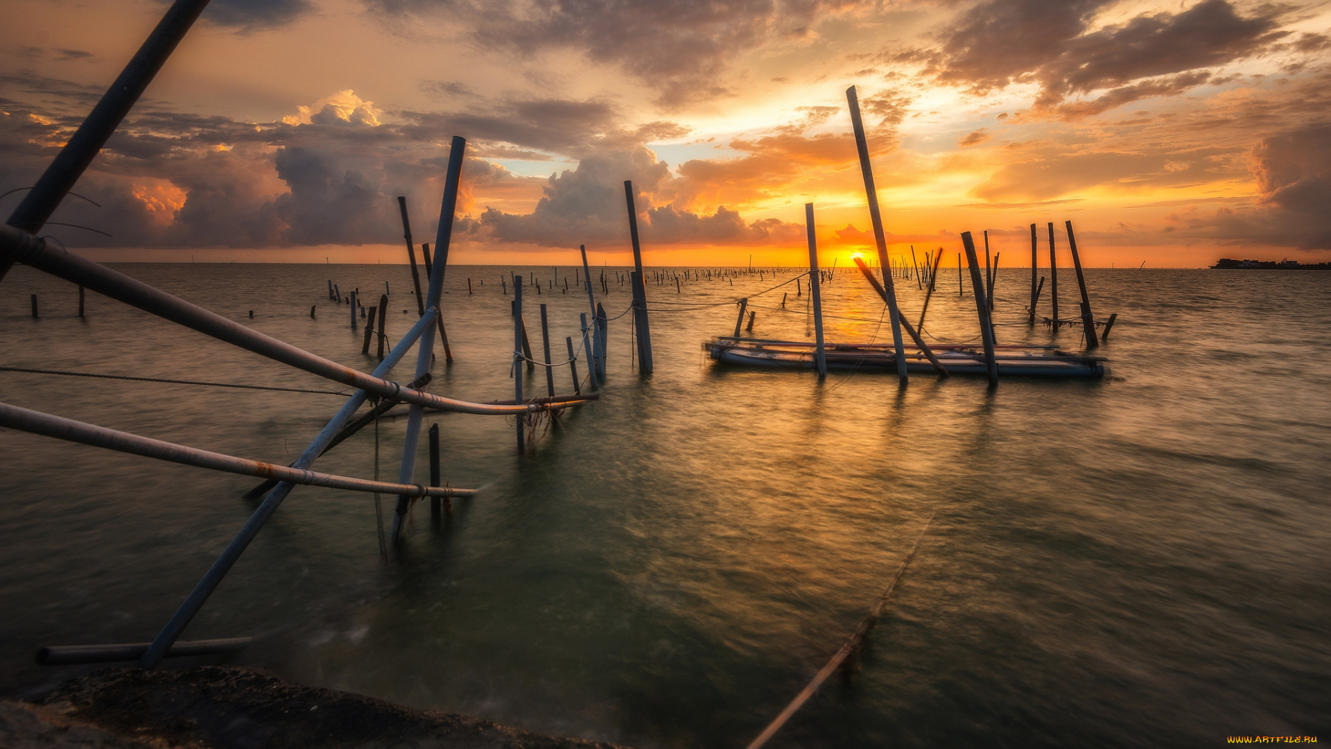 природа, восходы, закаты, простор