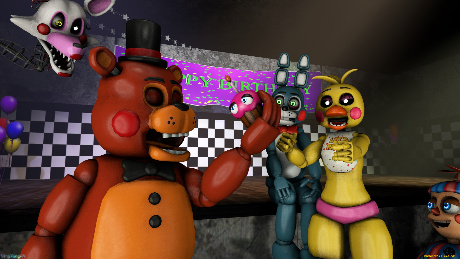 видео, игры, five, nights, at, freddy`s, five, nights, at, freddy's
