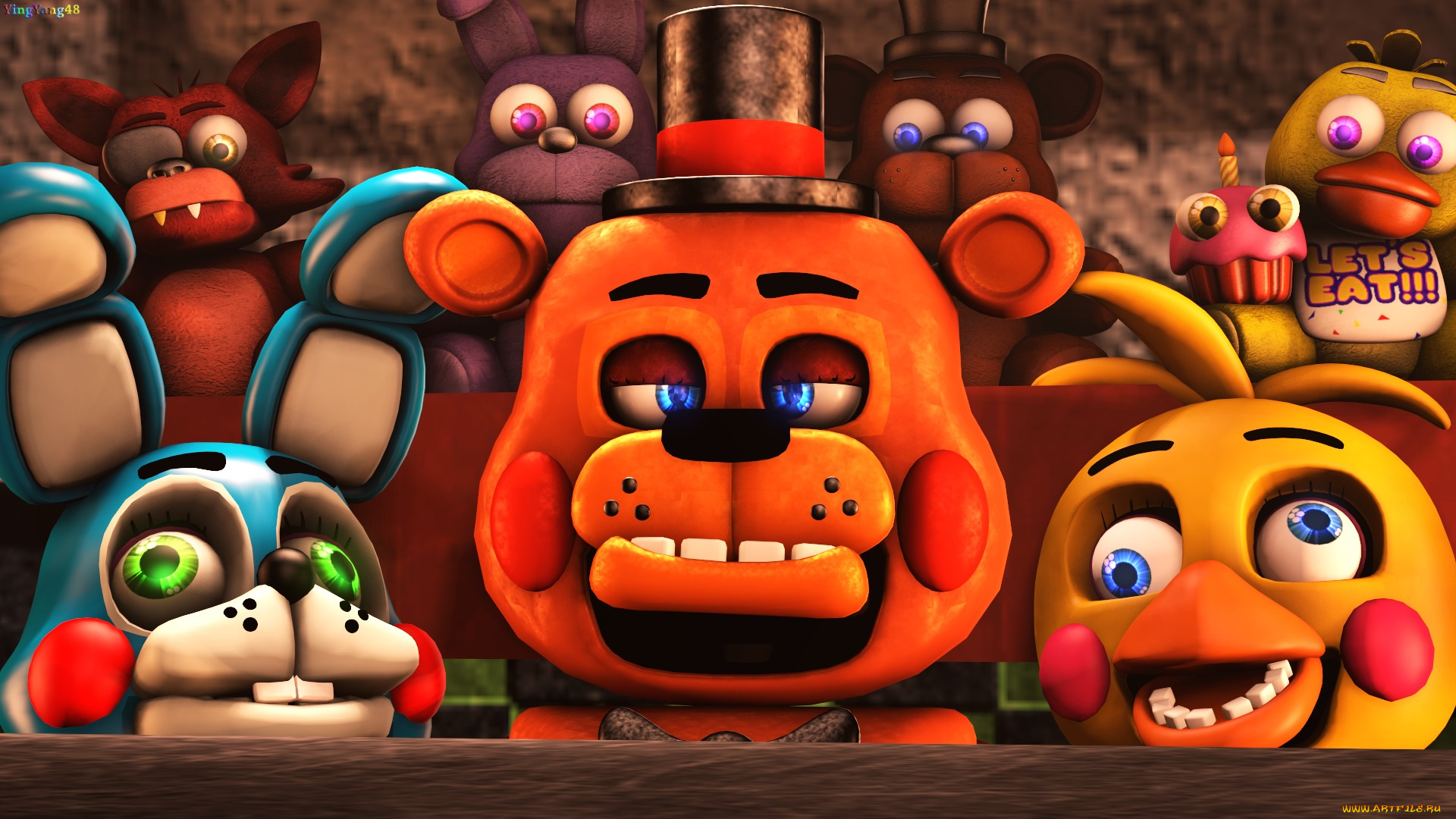 видео, игры, five, nights, at, freddy`s, five, nights, at, freddy's