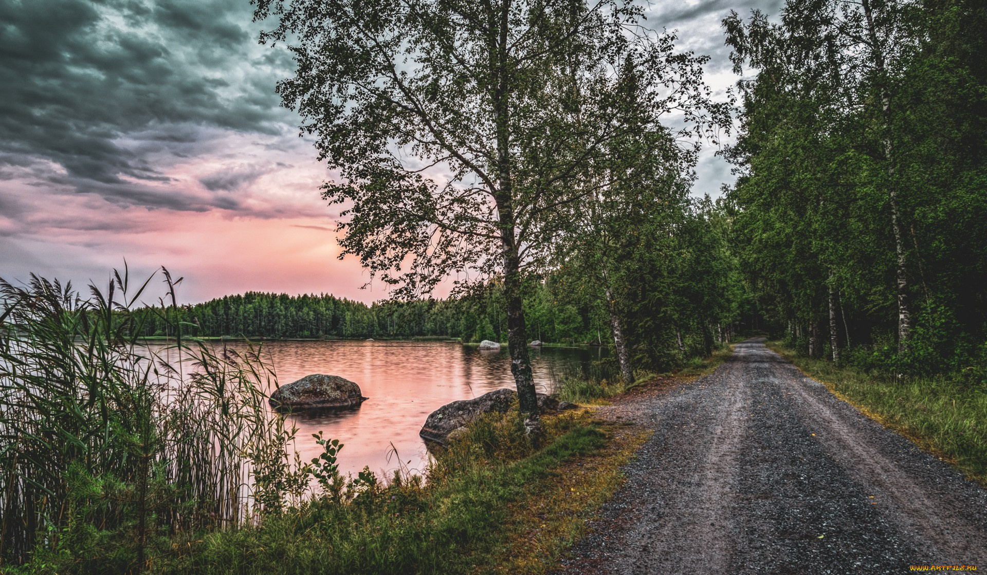 природа, дороги, простор