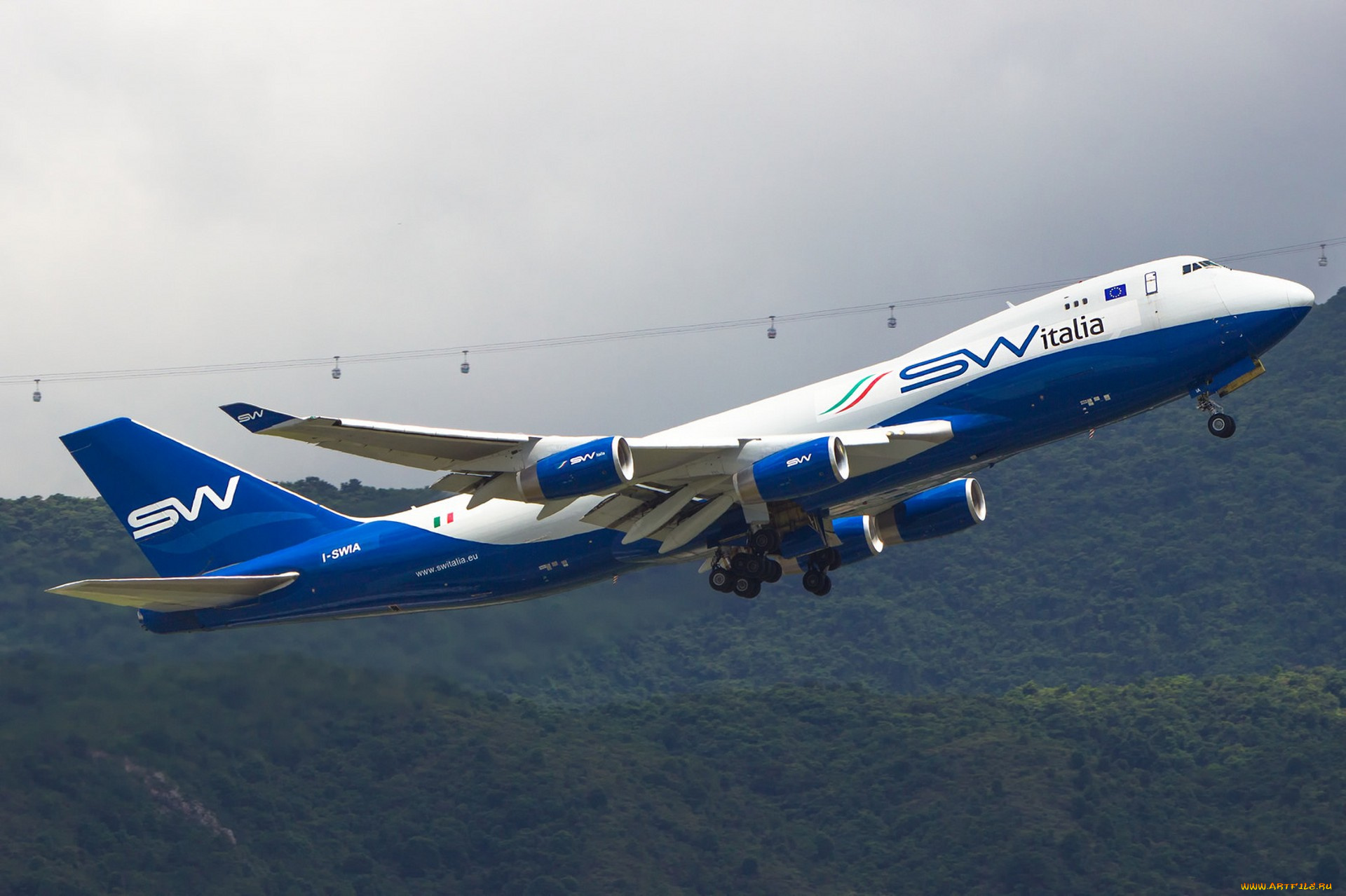 b747-4r7f, авиация, пассажирские, самолёты, авиалайнер