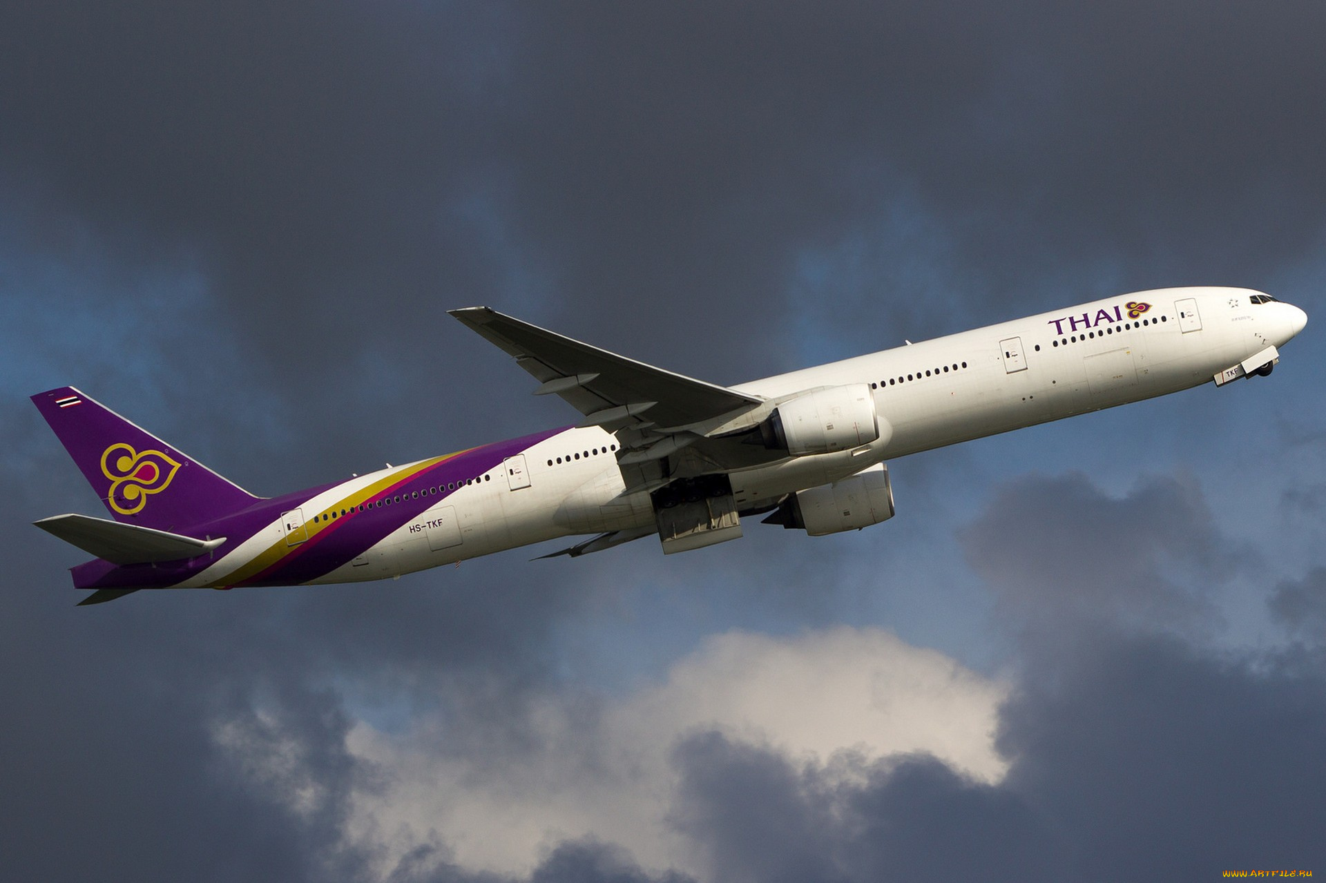 b777-3d7, авиация, пассажирские, самолёты, авиалайнер