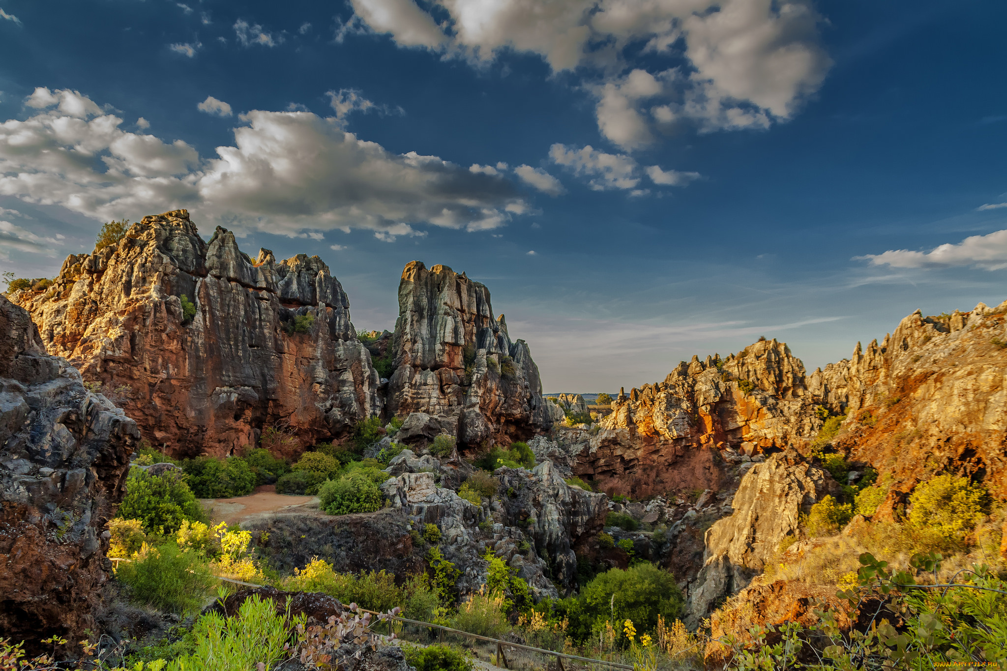 природа, горы, простор