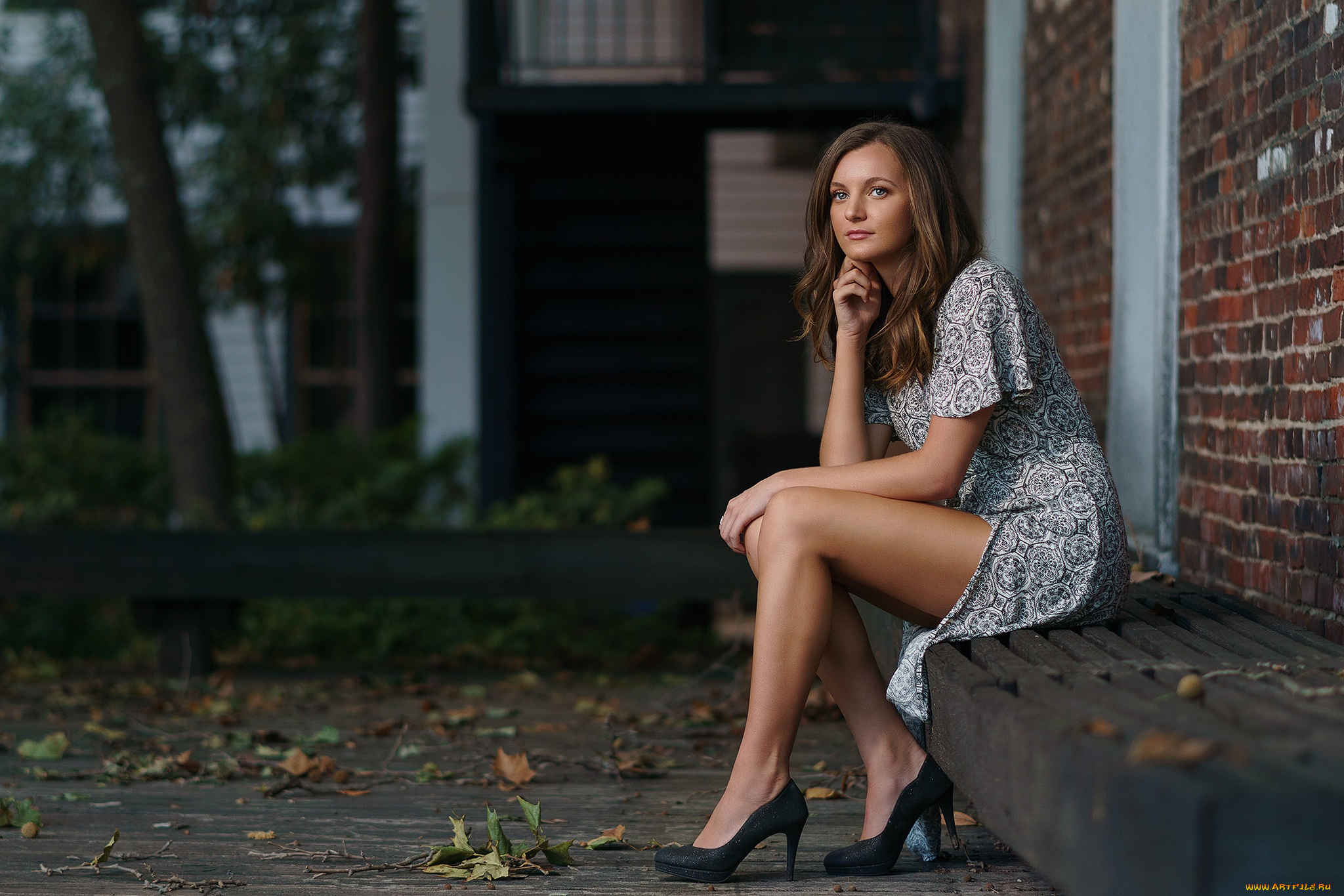 девушки, -, брюнетки, , шатенки, девушка, модель, шатенка, красотка, стройная, флирт, поза, сексуальная, причёска, макияж