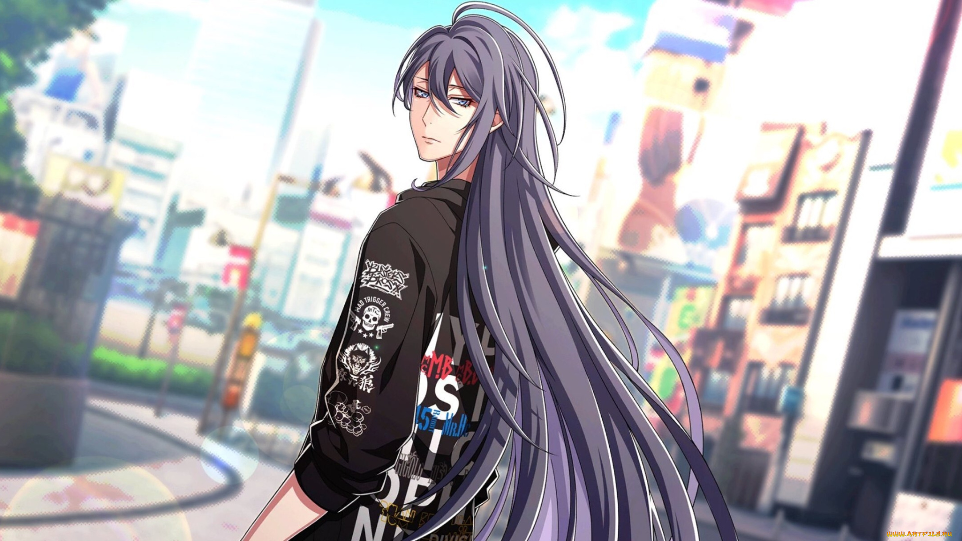 аниме, hypnosis, mic, hypnosis, mic