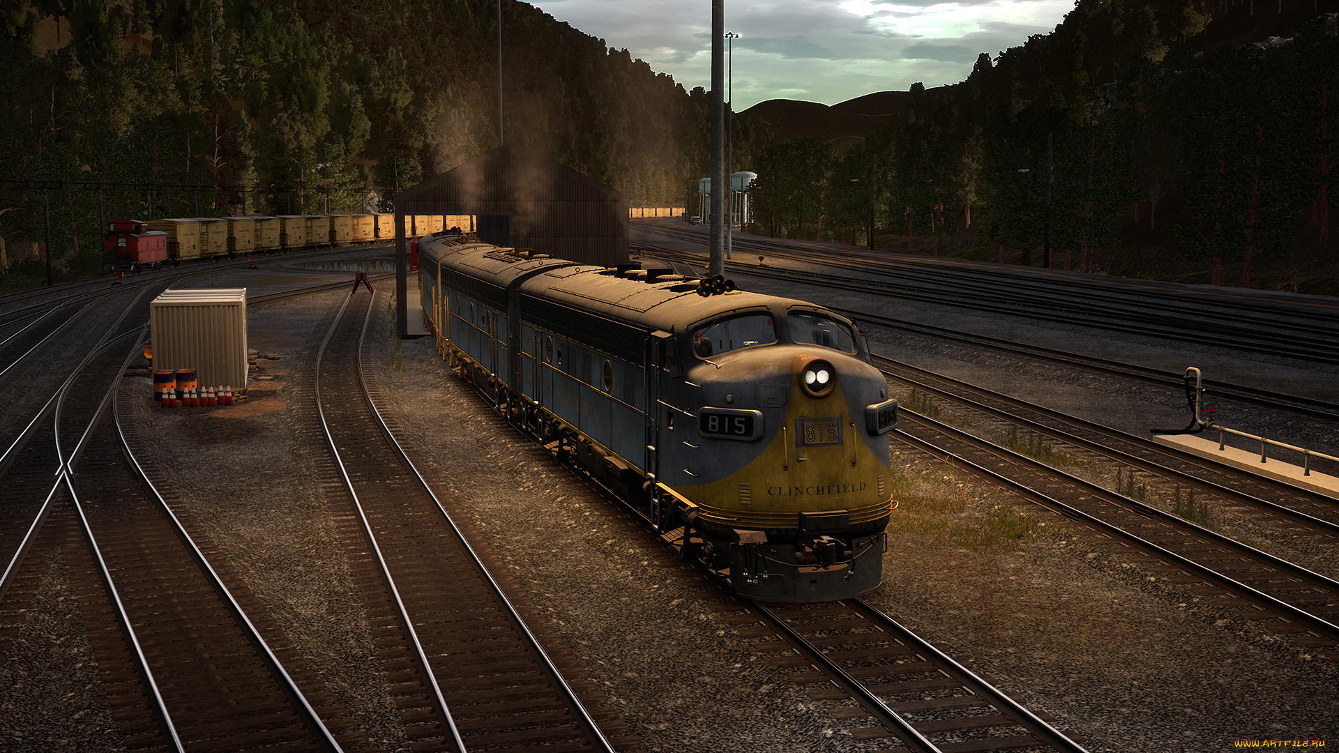 видео, игры, train, sim, world, 2, поезд, железная, дорога