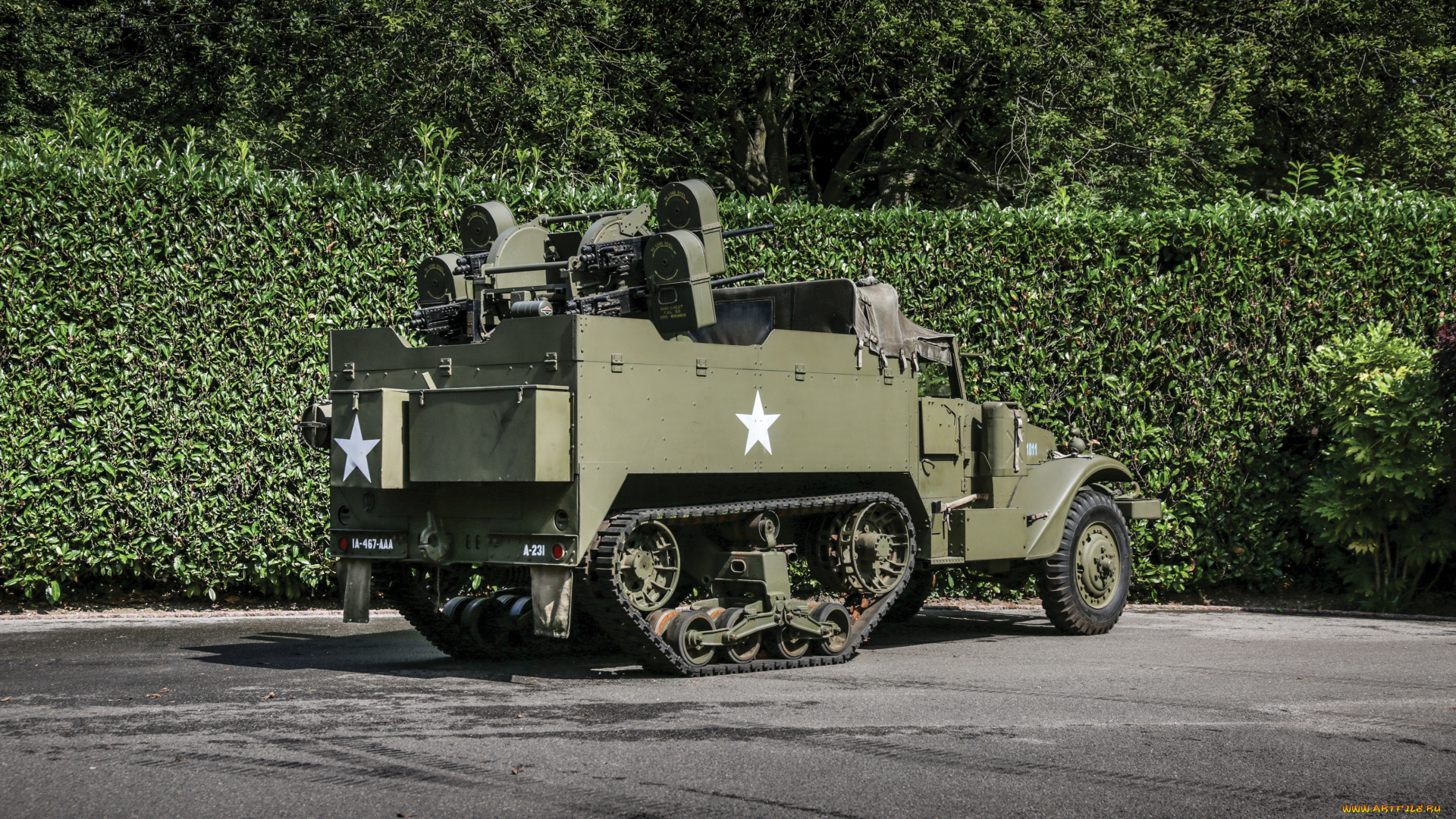 white, m16, mgmc, half-track, техника, военная, техника, white